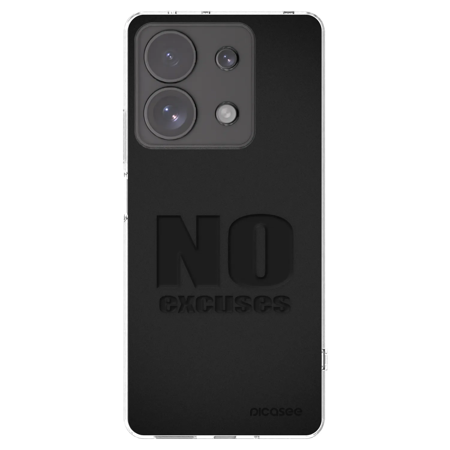 Picasee silikonový průhledný obal pro Xiaomi Redmi Note 13 Pro 4G - No Excuses