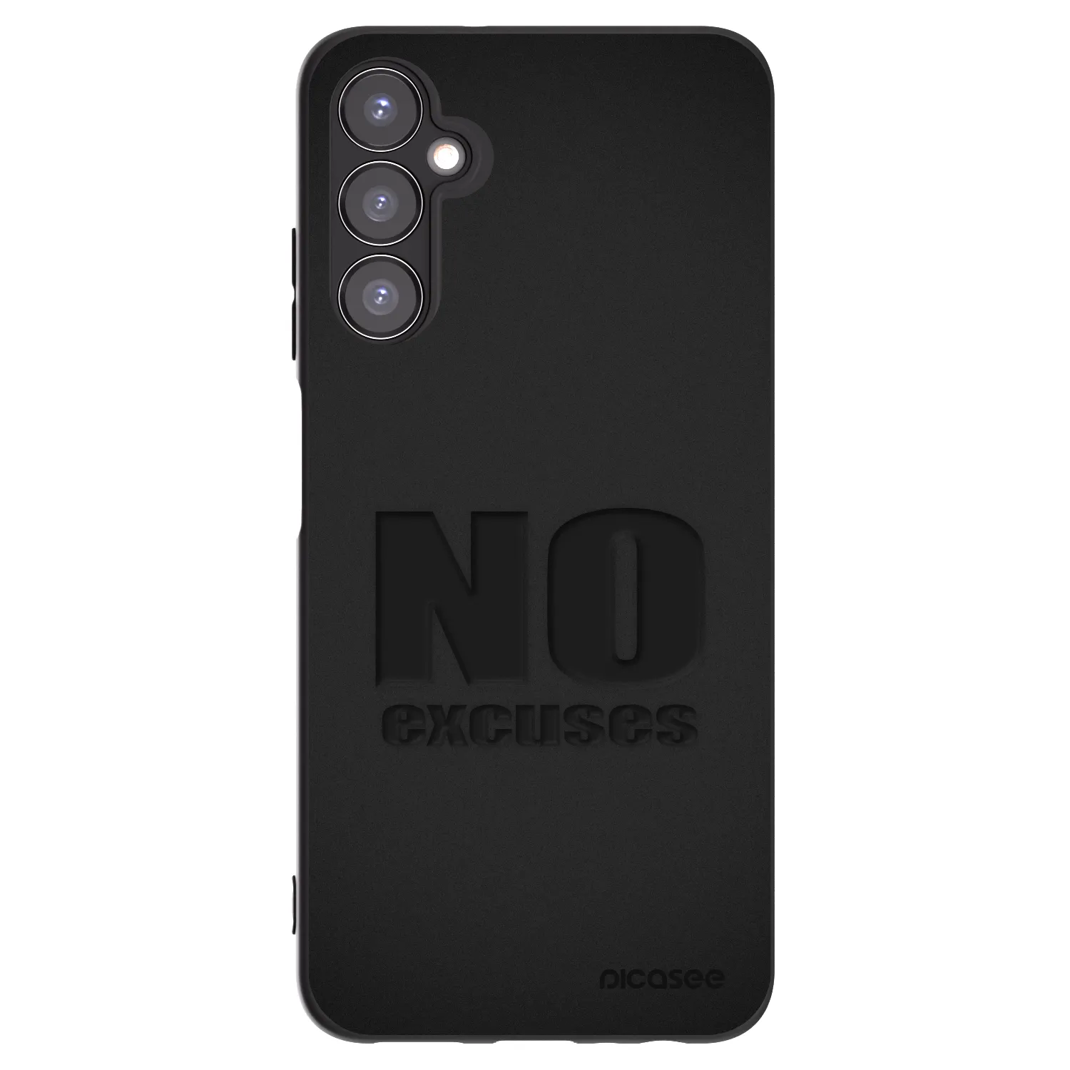 Picasee silikonový černý obal pro Samsung Galaxy A05s A057G - No Excuses