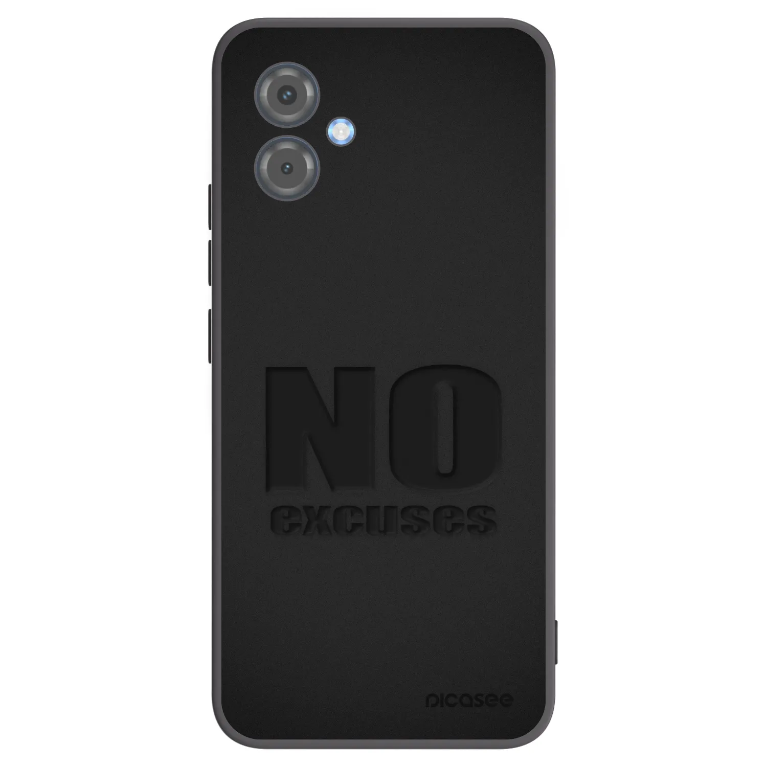 Picasee silikonový černý obal pro Motorola Moto G14 - No Excuses