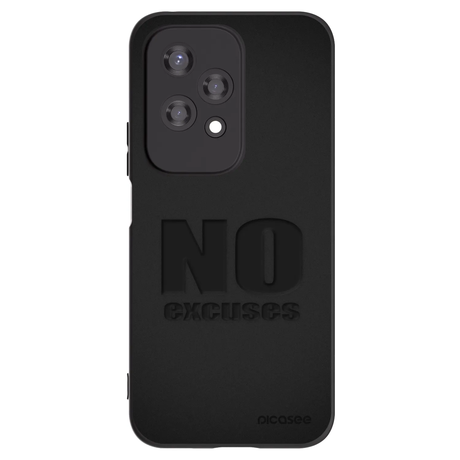 Picasee silikonový černý obal pro Honor 200 Lite - No Excuses