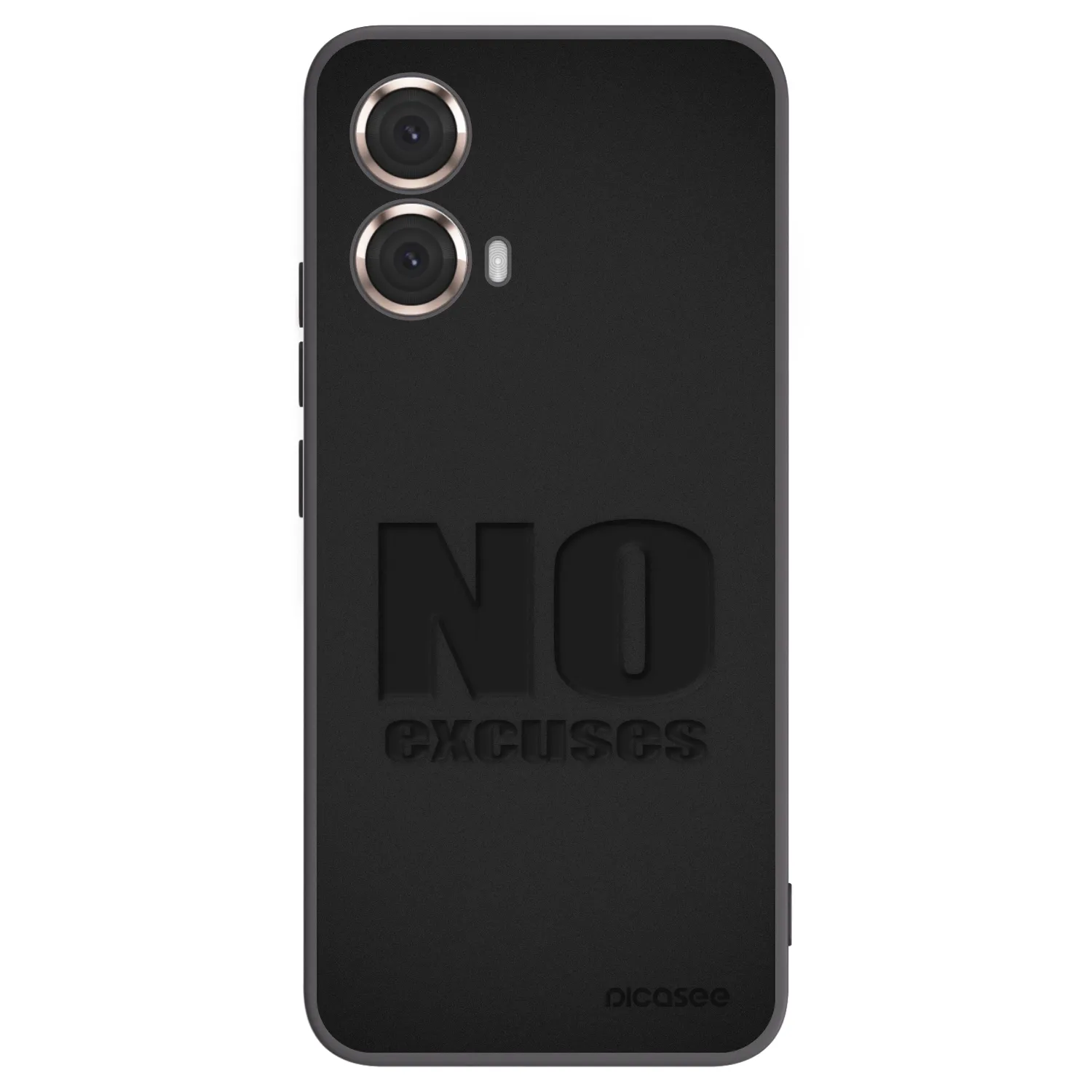 Picasee silikonový černý obal pro Motorola Moto G85 - No Excuses