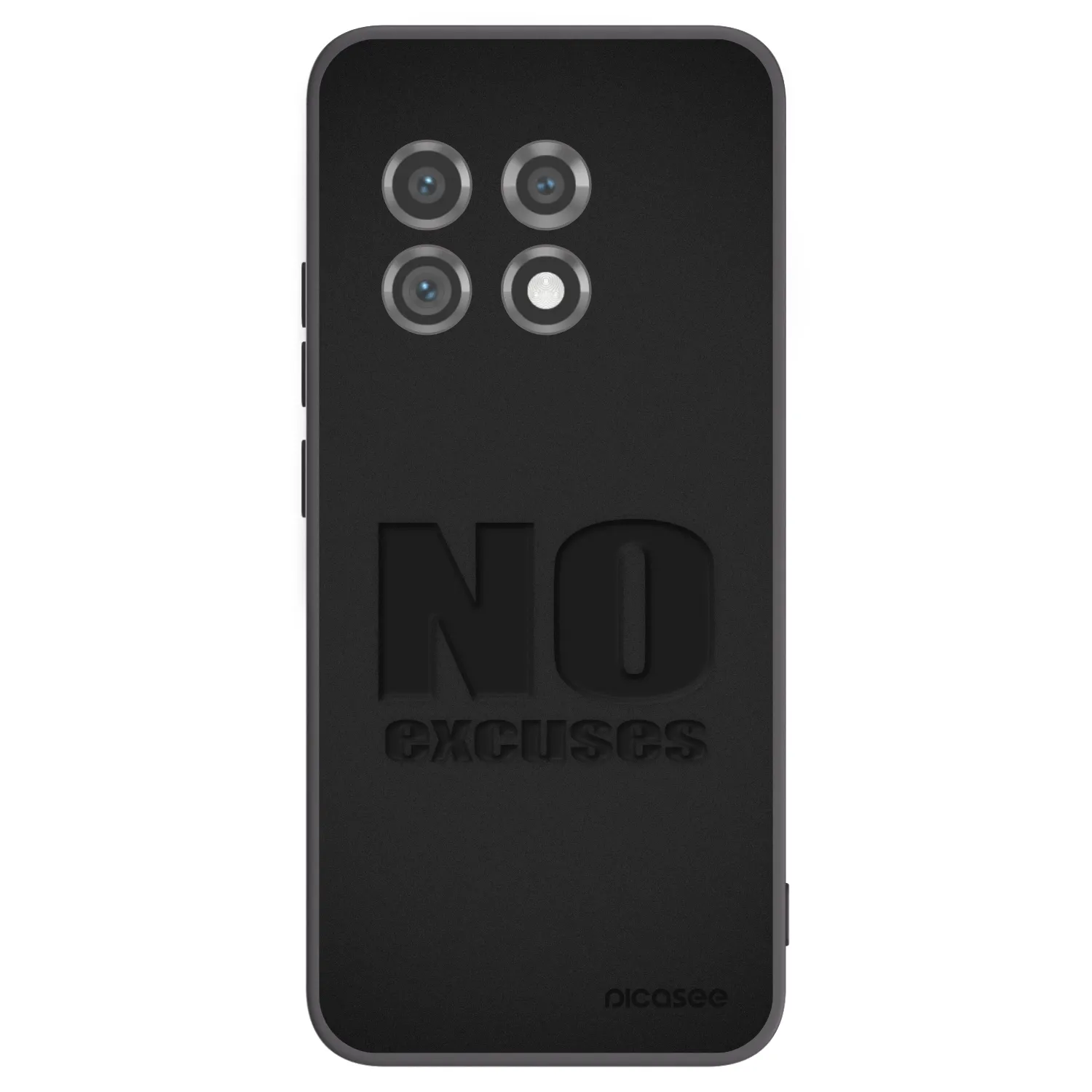 Picasee silikonový černý obal pro OnePlus 11 5G - No Excuses