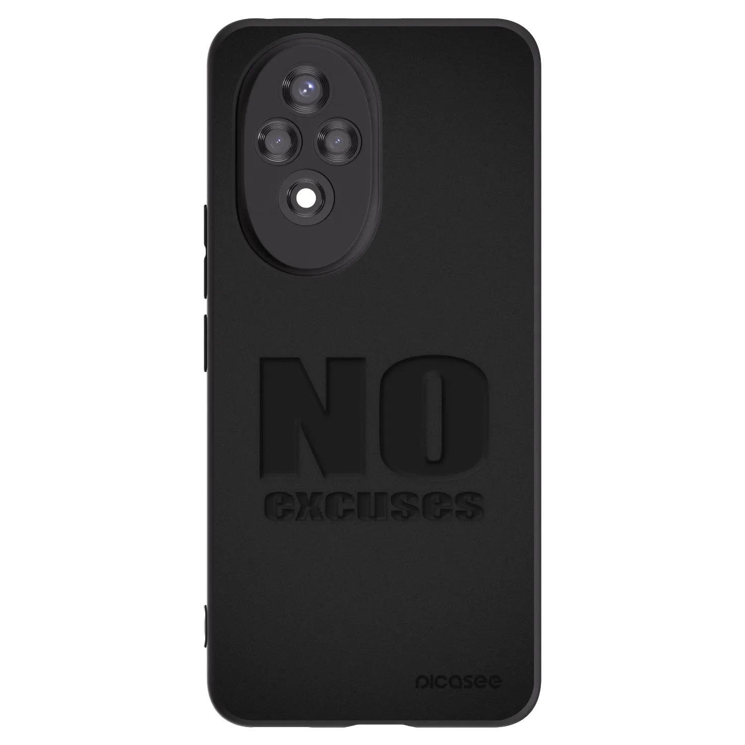 Picasee silikonový černý obal pro Honor 200 Pro 5G - No Excuses