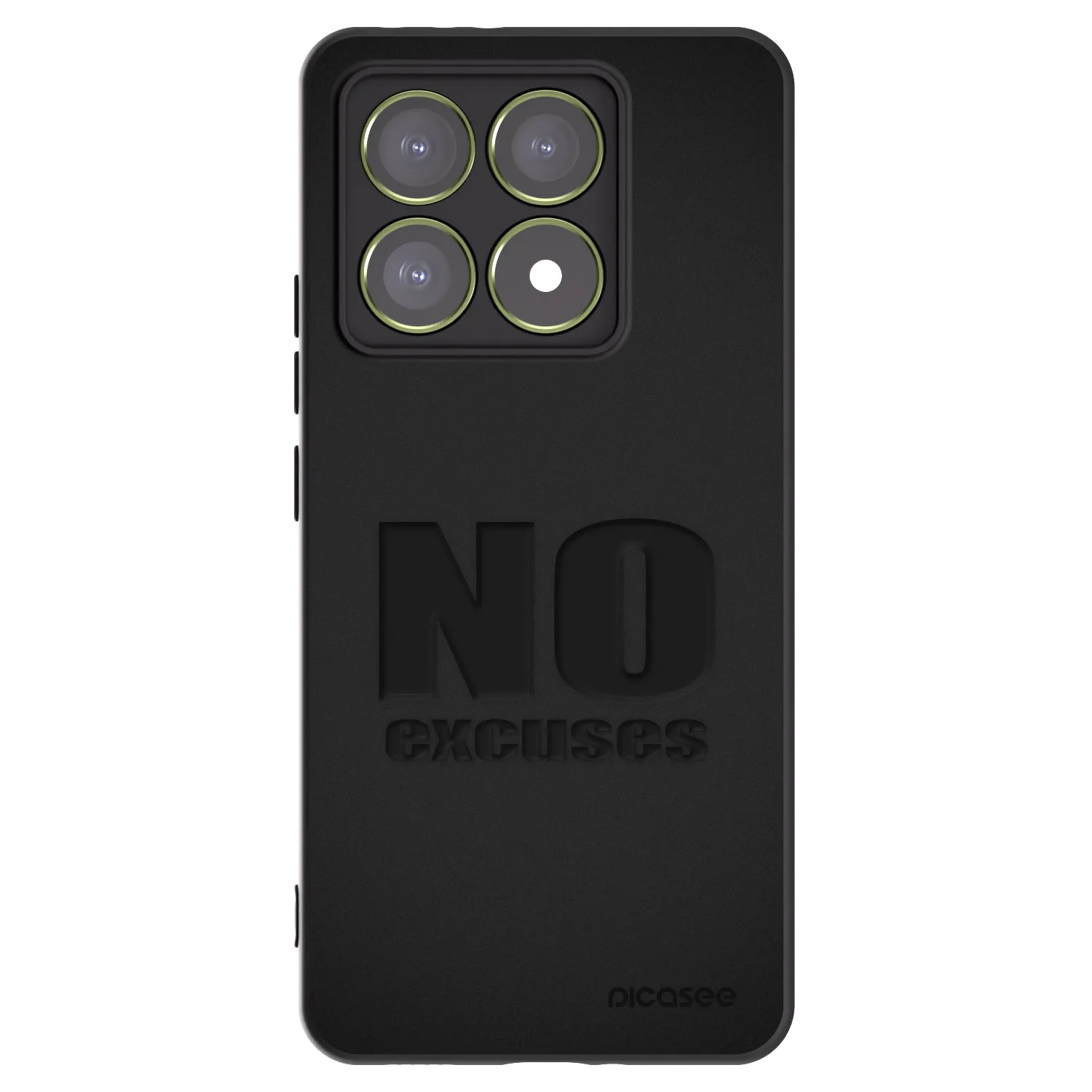 Picasee silikonový černý obal pro Xiaomi 14T - No Excuses