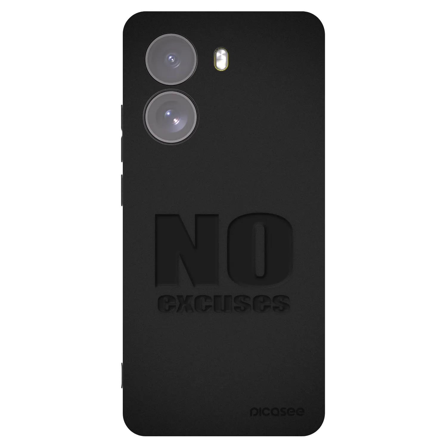 Picasee silikonový černý obal pro Xiaomi Poco X7 - No Excuses