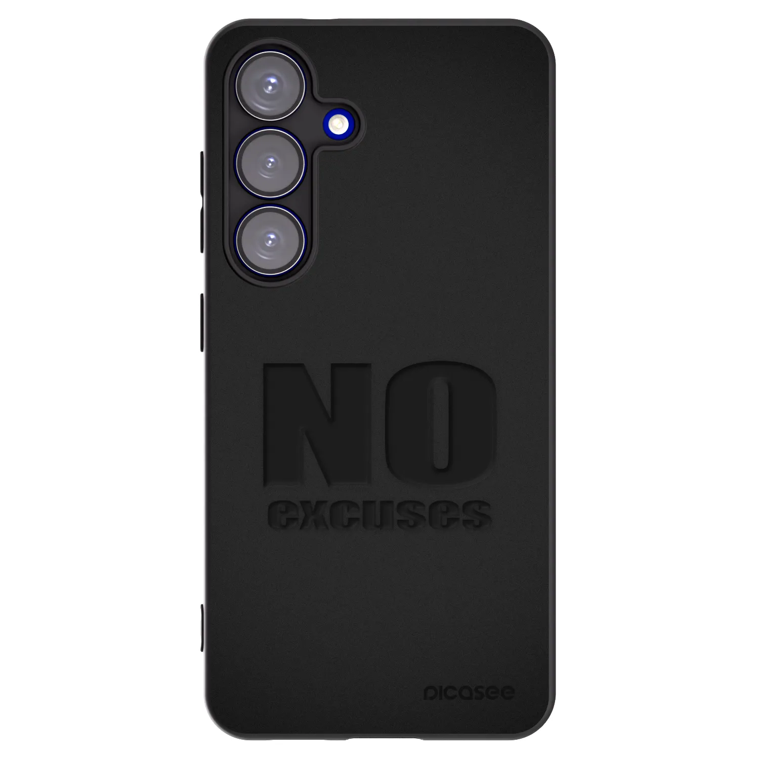 Picasee silikonový černý obal pro Samsung Galaxy S25 5G - No Excuses