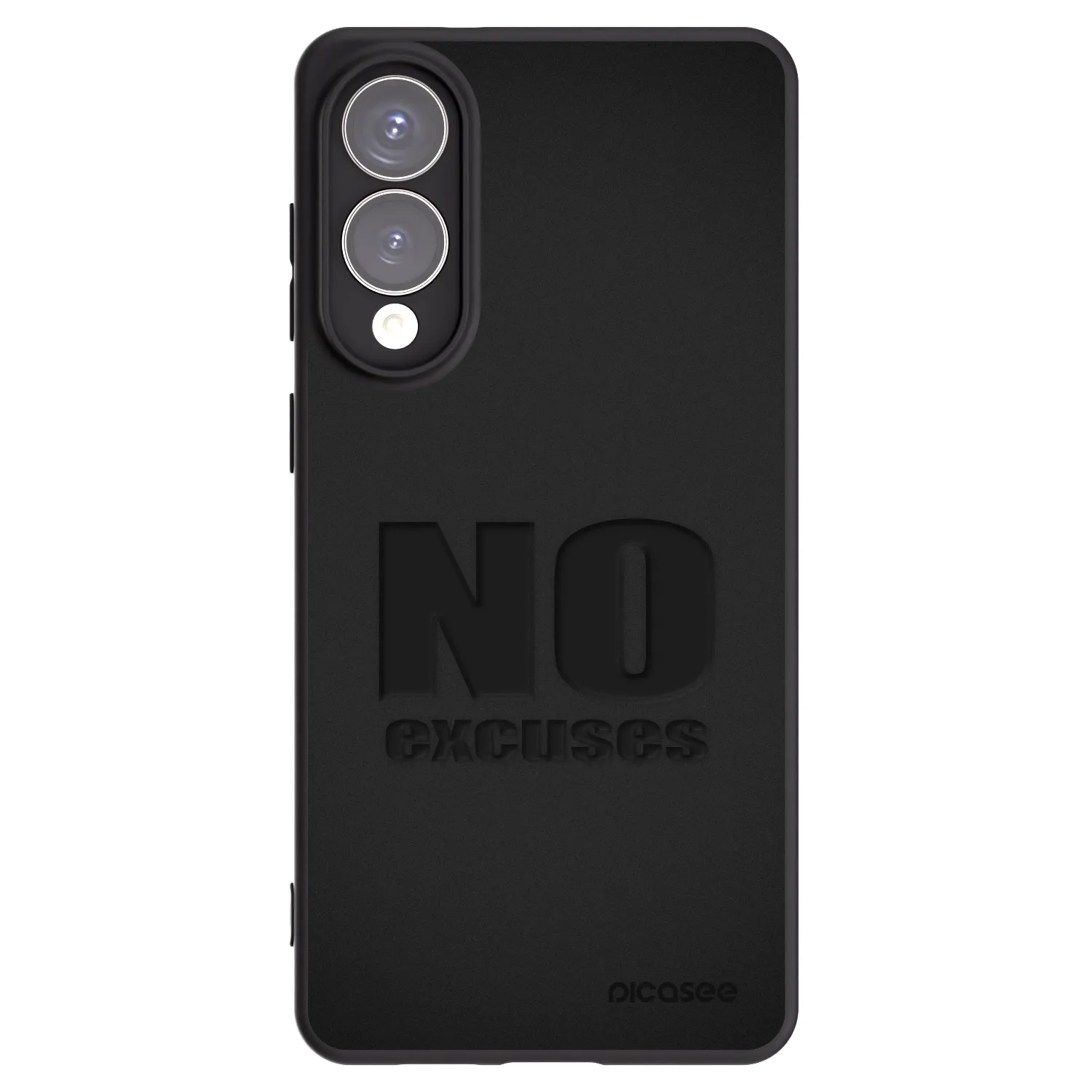 Picasee silikonový černý obal pro Samsung Galaxy S25 Edge 5G - No Excuses