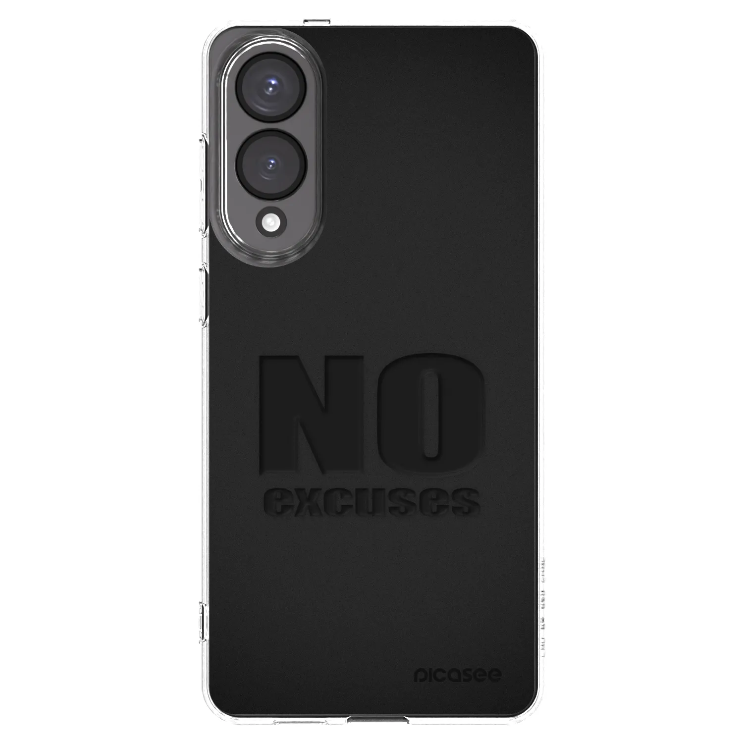 Picasee silikonový průhledný obal pro Samsung Galaxy S25 Edge 5G - No Excuses