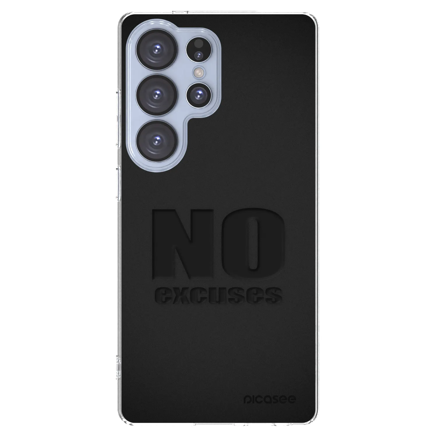 Picasee silikonový průhledný obal pro Samsung Galaxy S25 Ultra 5G - No Excuses