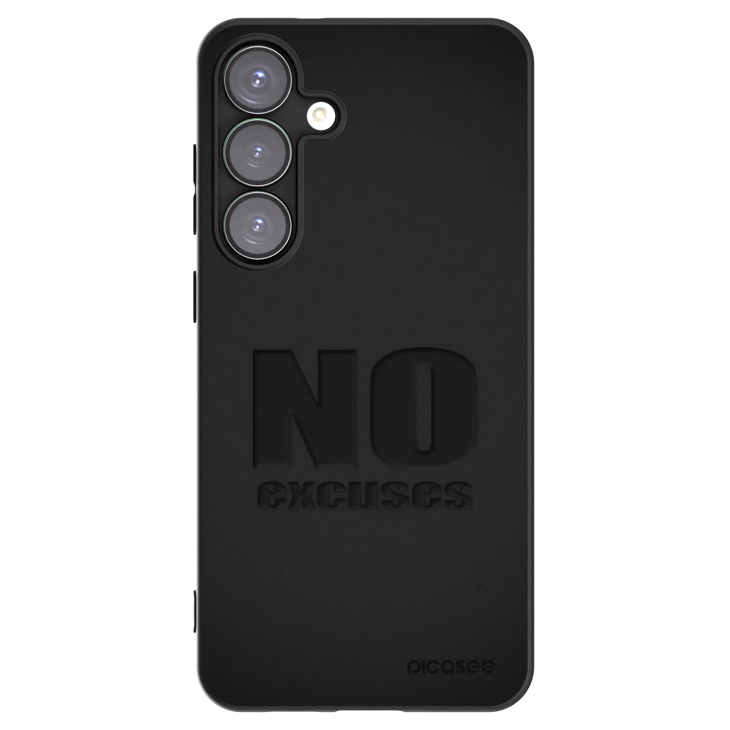 Picasee silikonový černý obal pro Samsung Galaxy S25+ 5G - No Excuses