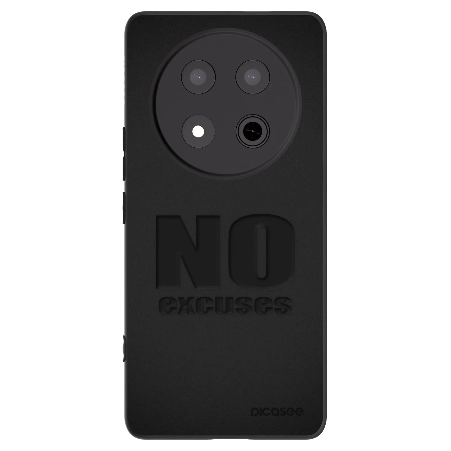 Picasee silikonový černý obal pro Honor Magic7 Lite 5G - No Excuses