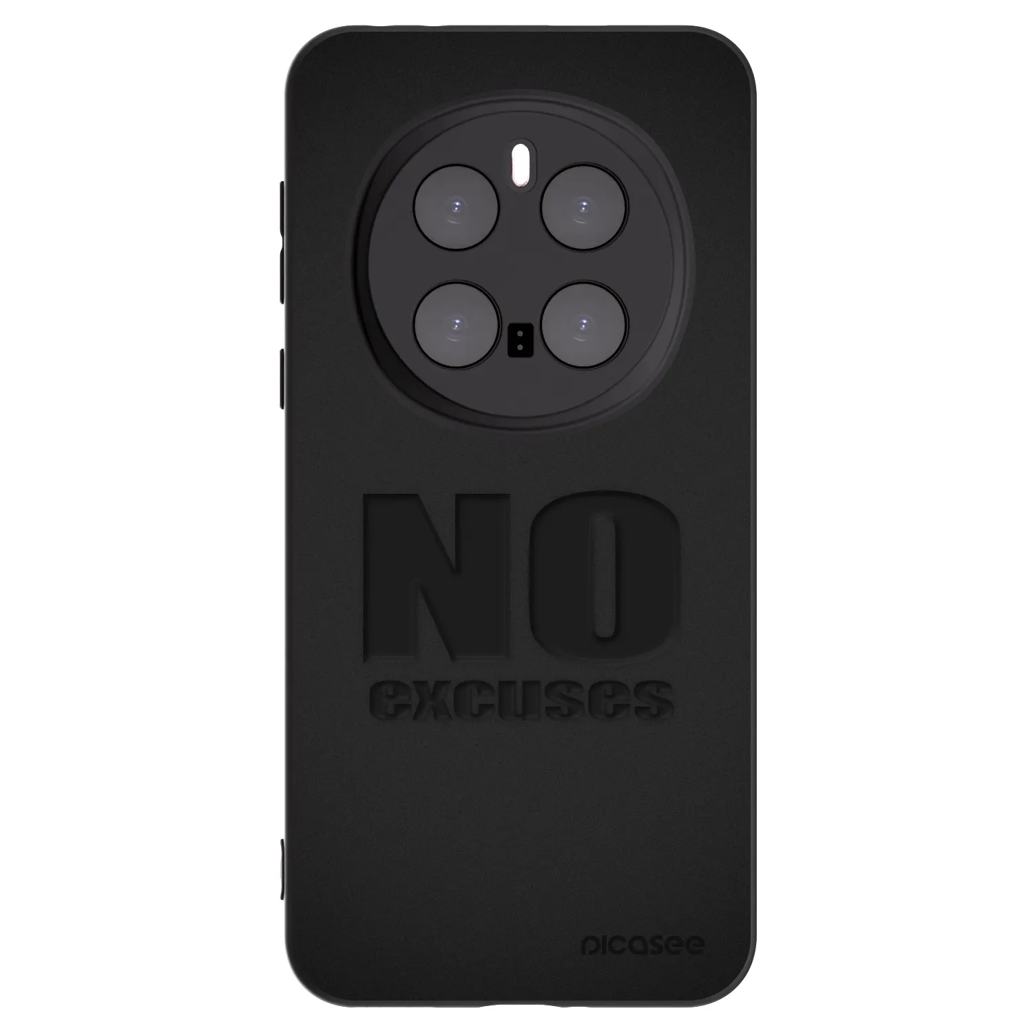Picasee silikonový černý obal pro Honor Magic7 Pro 5G - No Excuses