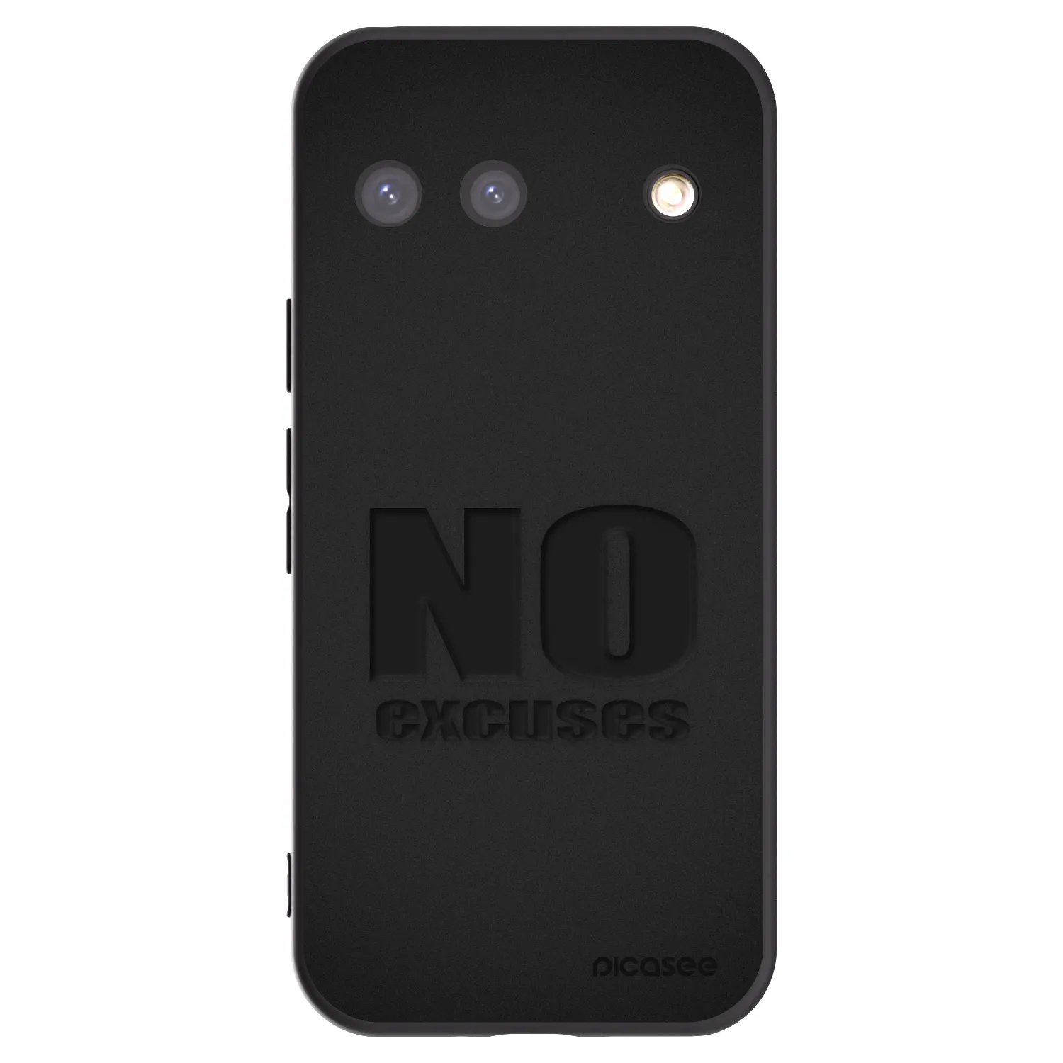 Picasee silikonový černý obal pro Google Pixel 9 - No Excuses