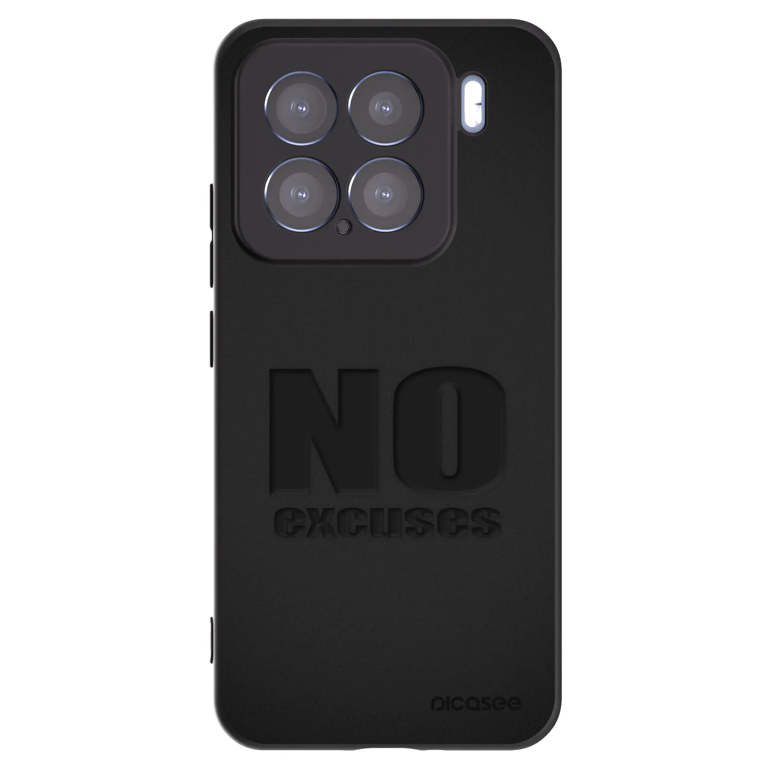 Picasee silikonový černý obal pro Xiaomi 15 - No Excuses