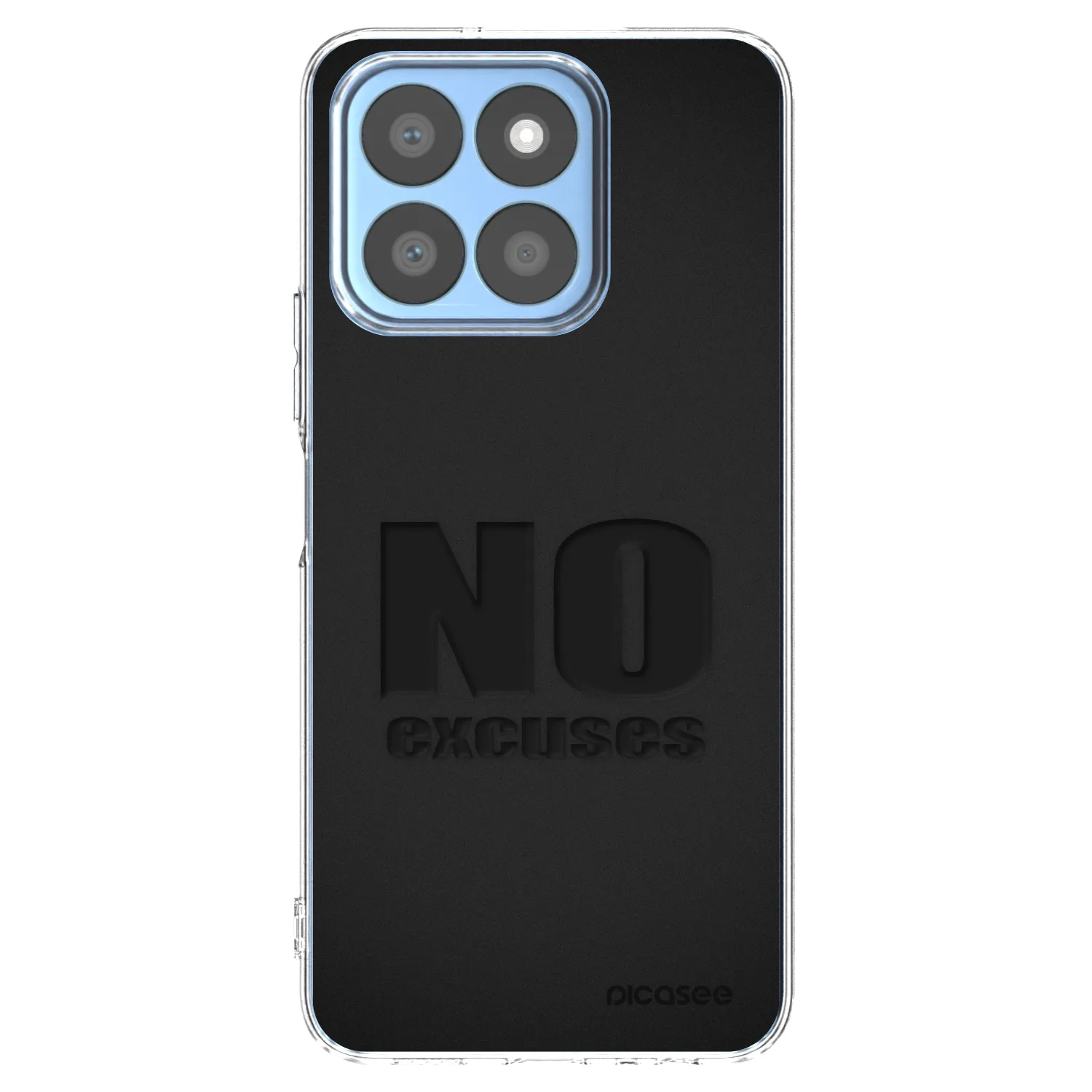 Picasee silikonový průhledný obal pro Honor X8c - No Excuses