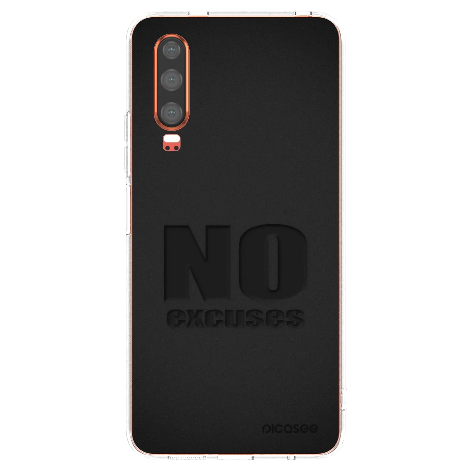Picasee silikonový průhledný obal pro Huawei P30 - No Excuses