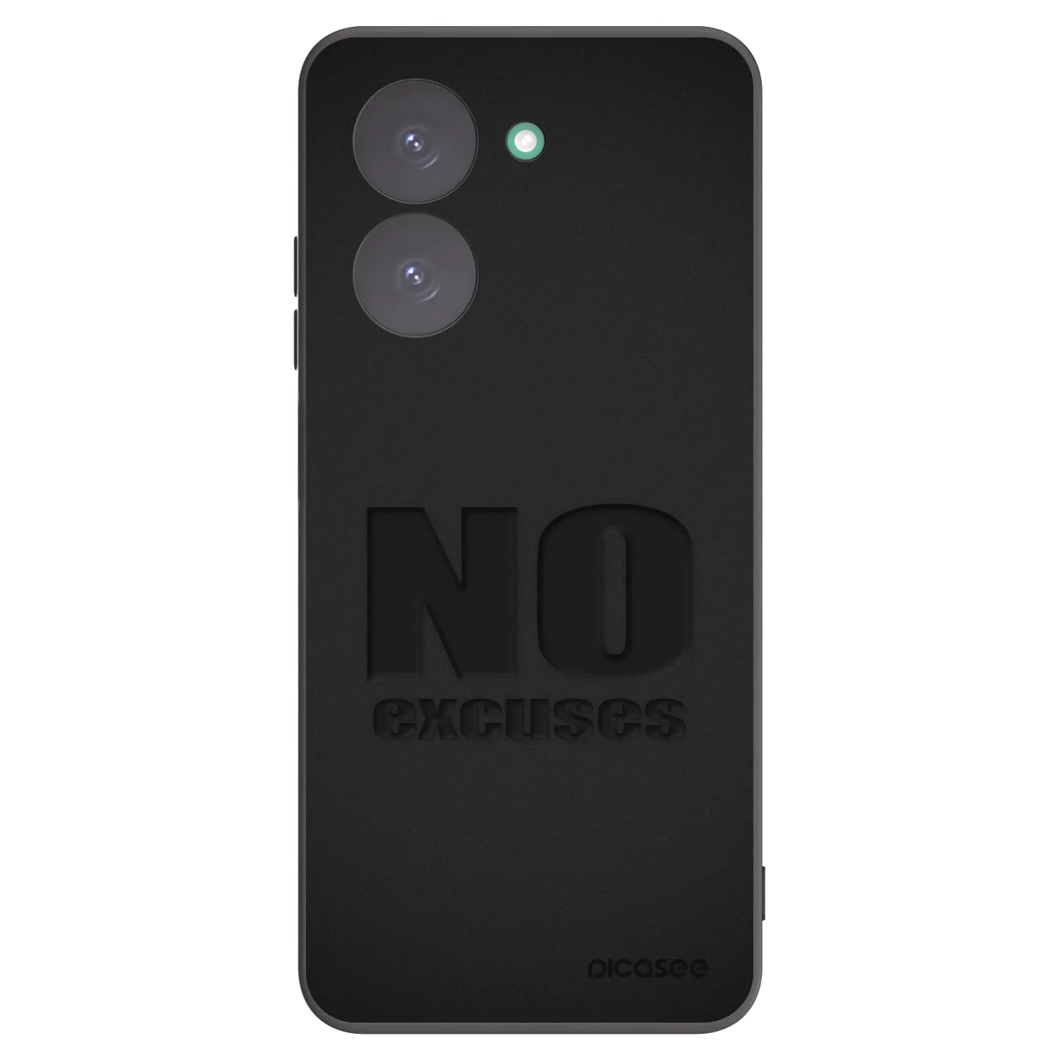 Picasee silikonový černý obal pro Xiaomi Redmi A5 - No Excuses