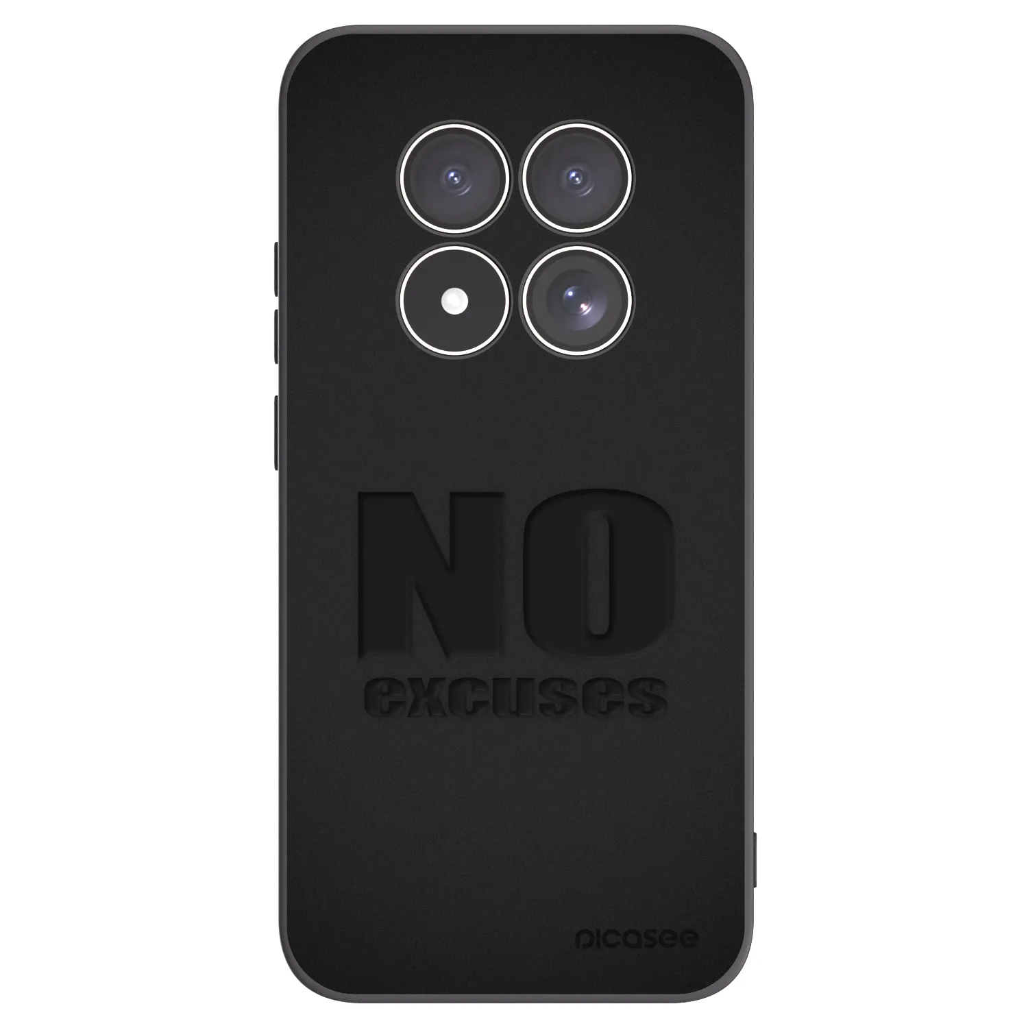 Picasee silikonový černý obal pro Xiaomi Redmi Note 15 Pro 4G - No Excuses
