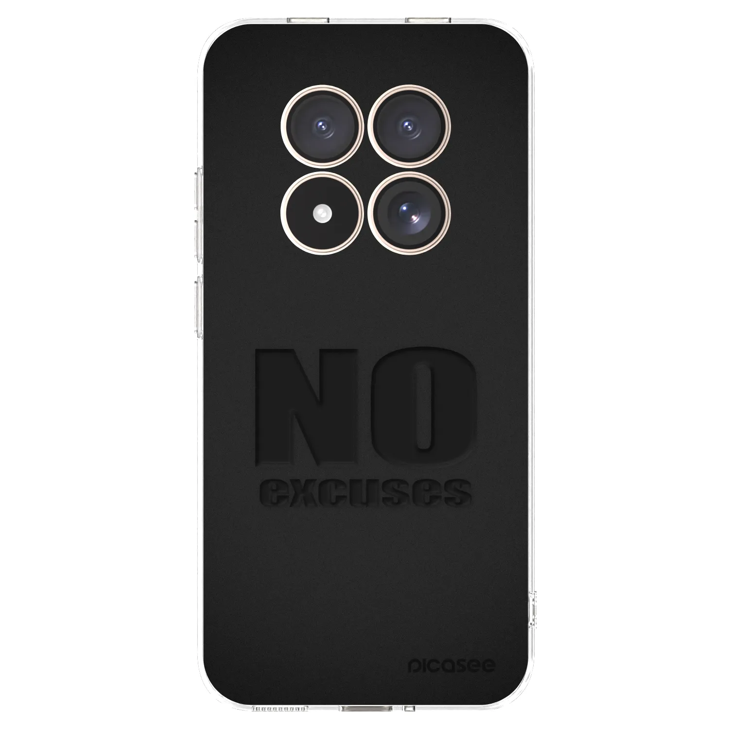 Picasee silikonový průhledný obal pro Xiaomi Redmi Note 15 Pro 4G - No Excuses