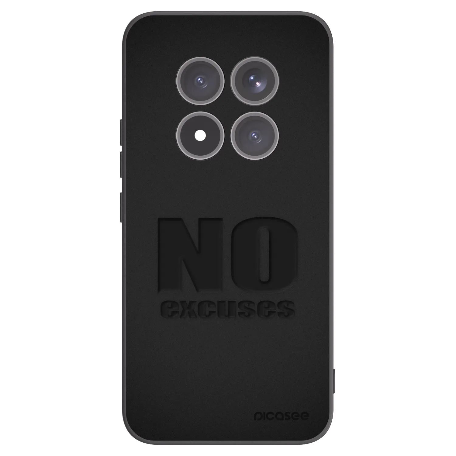 Picasee silikonový černý obal pro Xiaomi Redmi Note 15 Pro+ - No Excuses