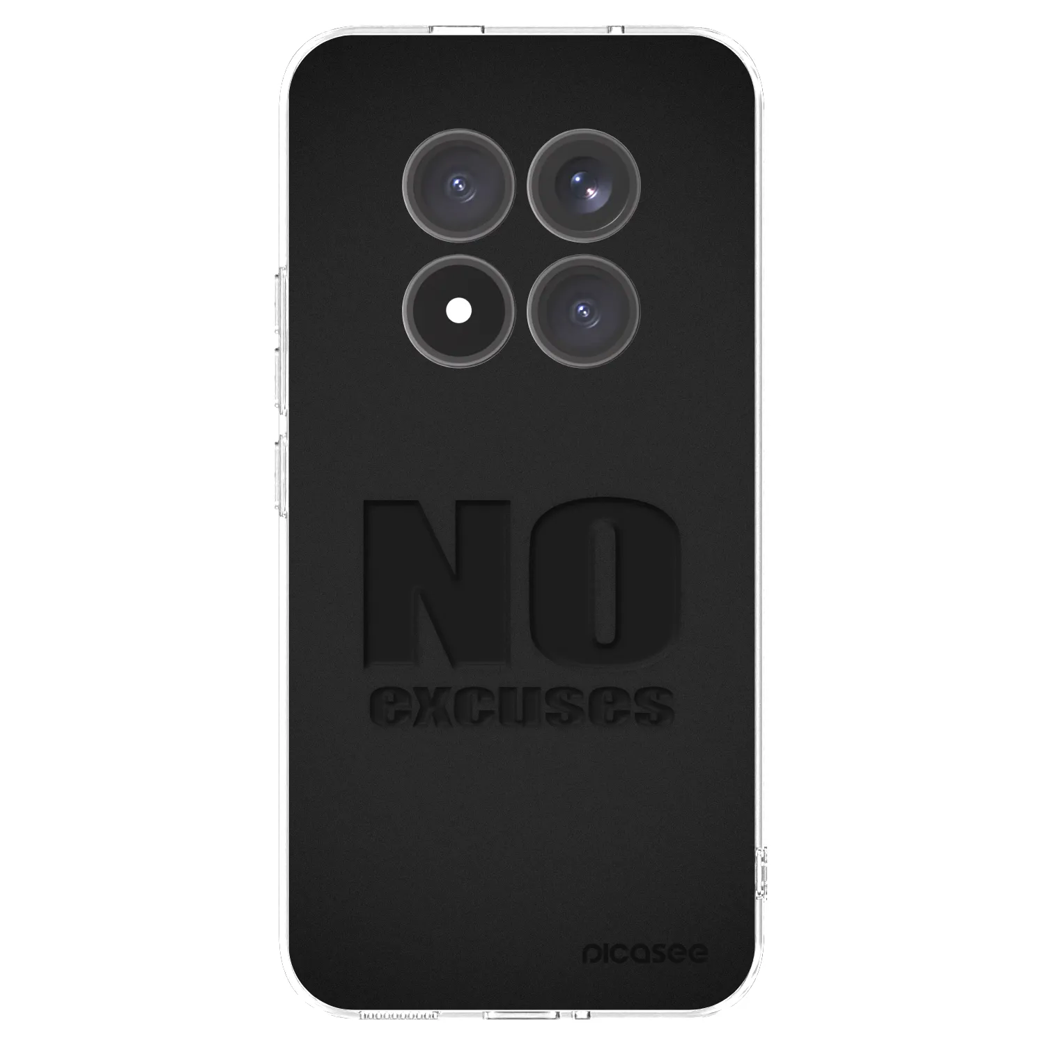 Picasee silikonový průhledný obal pro Xiaomi Redmi Note 15 Pro+ - No Excuses