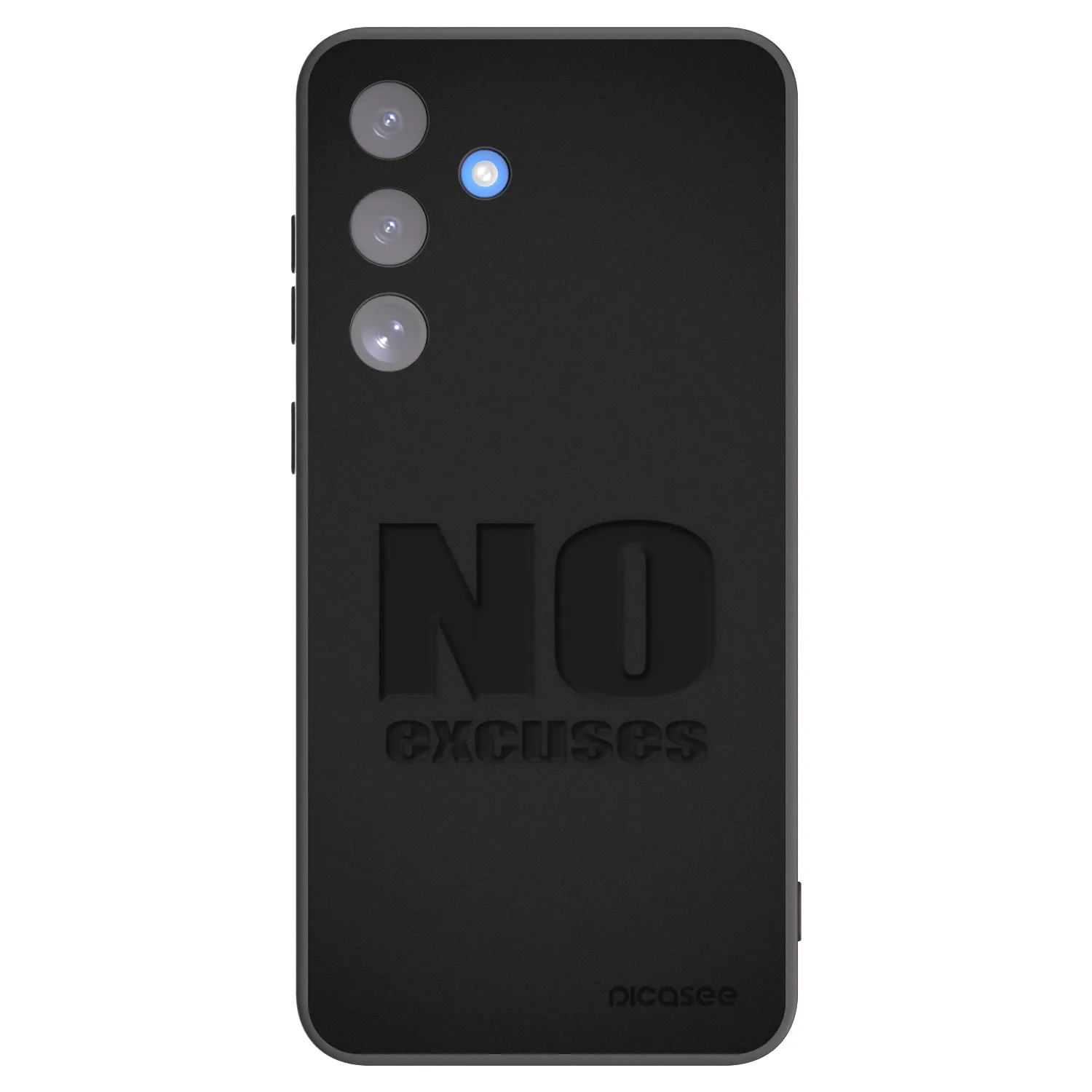 Picasee silikonový černý obal pro Samsung Galaxy S25 FE 5G - No Excuses