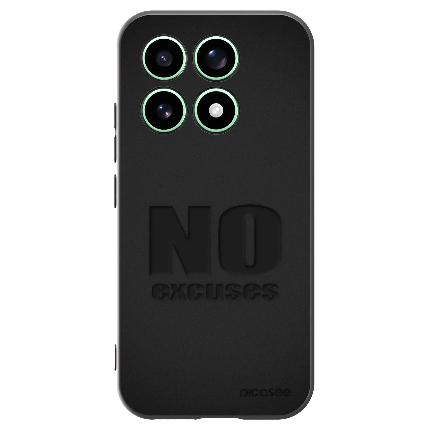 Picasee silikonový černý obal pro Xiaomi 17 - No Excuses