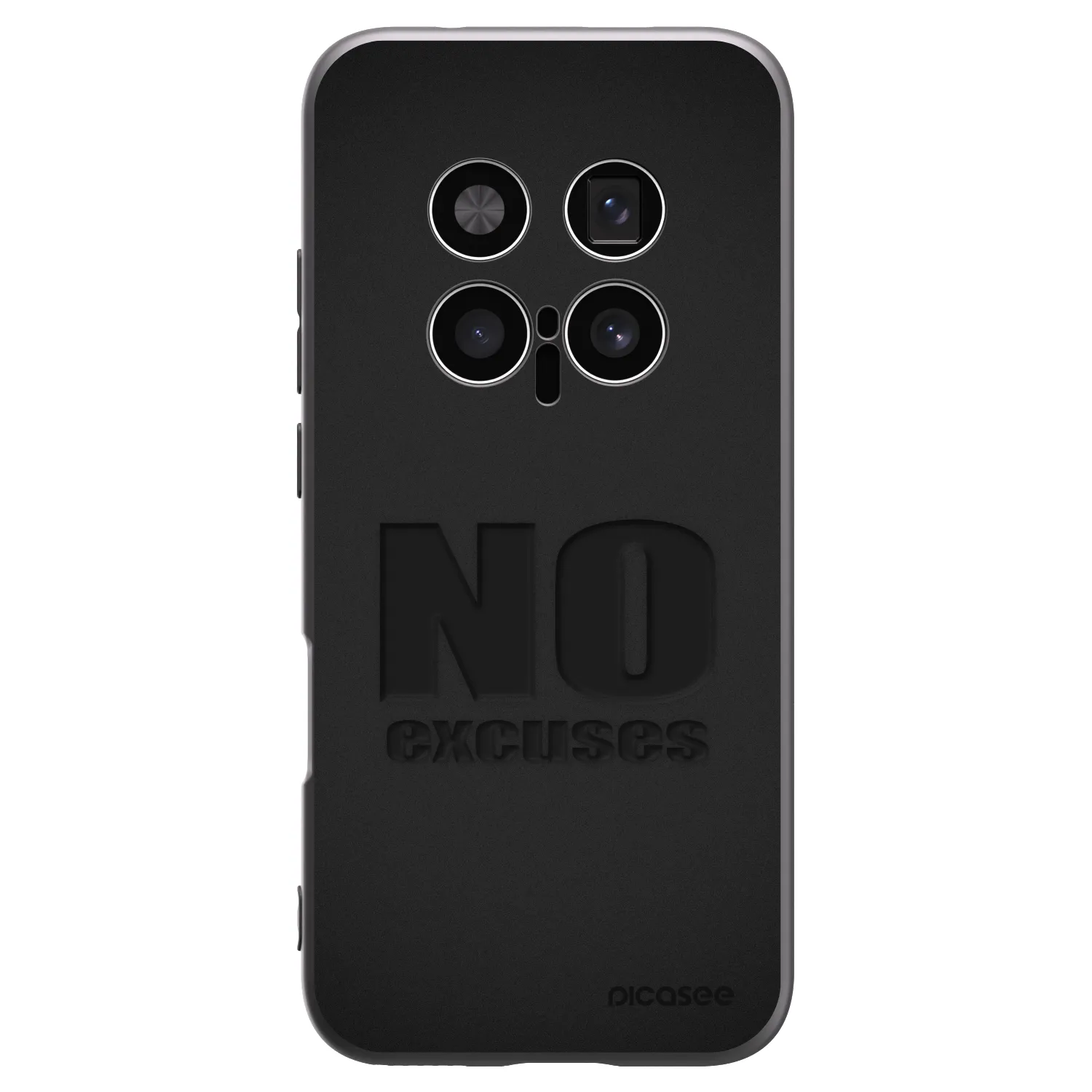 Picasee silikonový černý obal pro Honor Magic8 Pro 5G - No Excuses