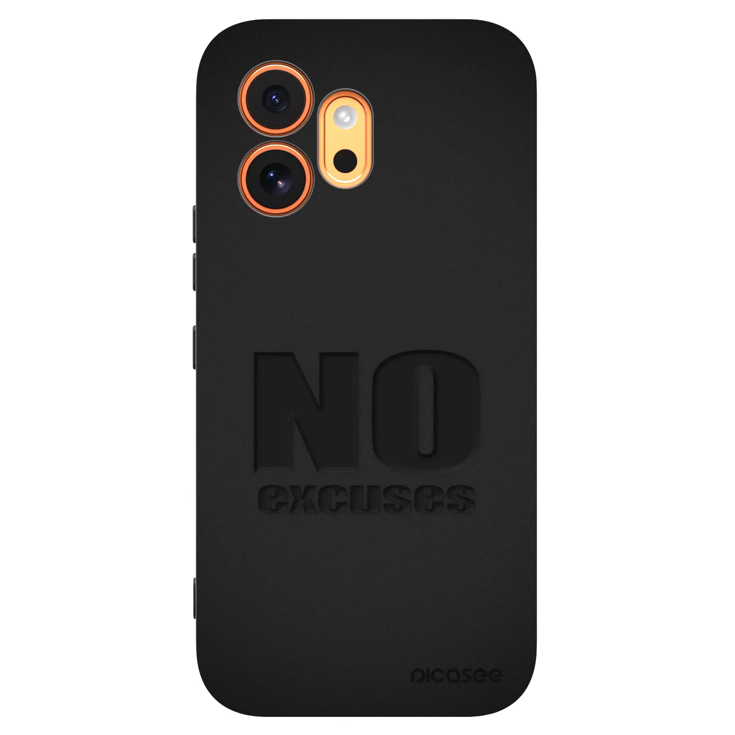 Picasee silikonový černý obal pro Honor 600 - No Excuses