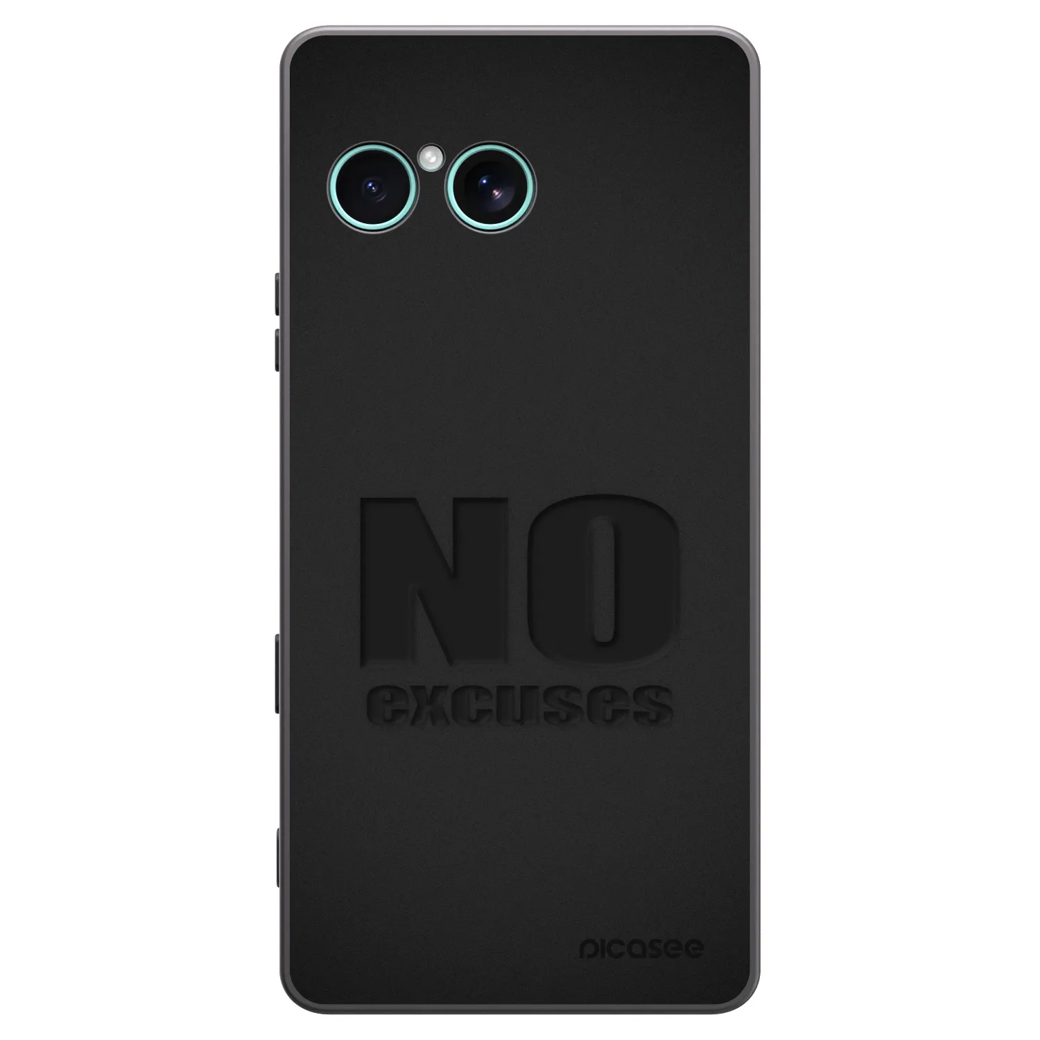 Picasee silikonový černý obal pro Sony Xperia 10 VII - No Excuses