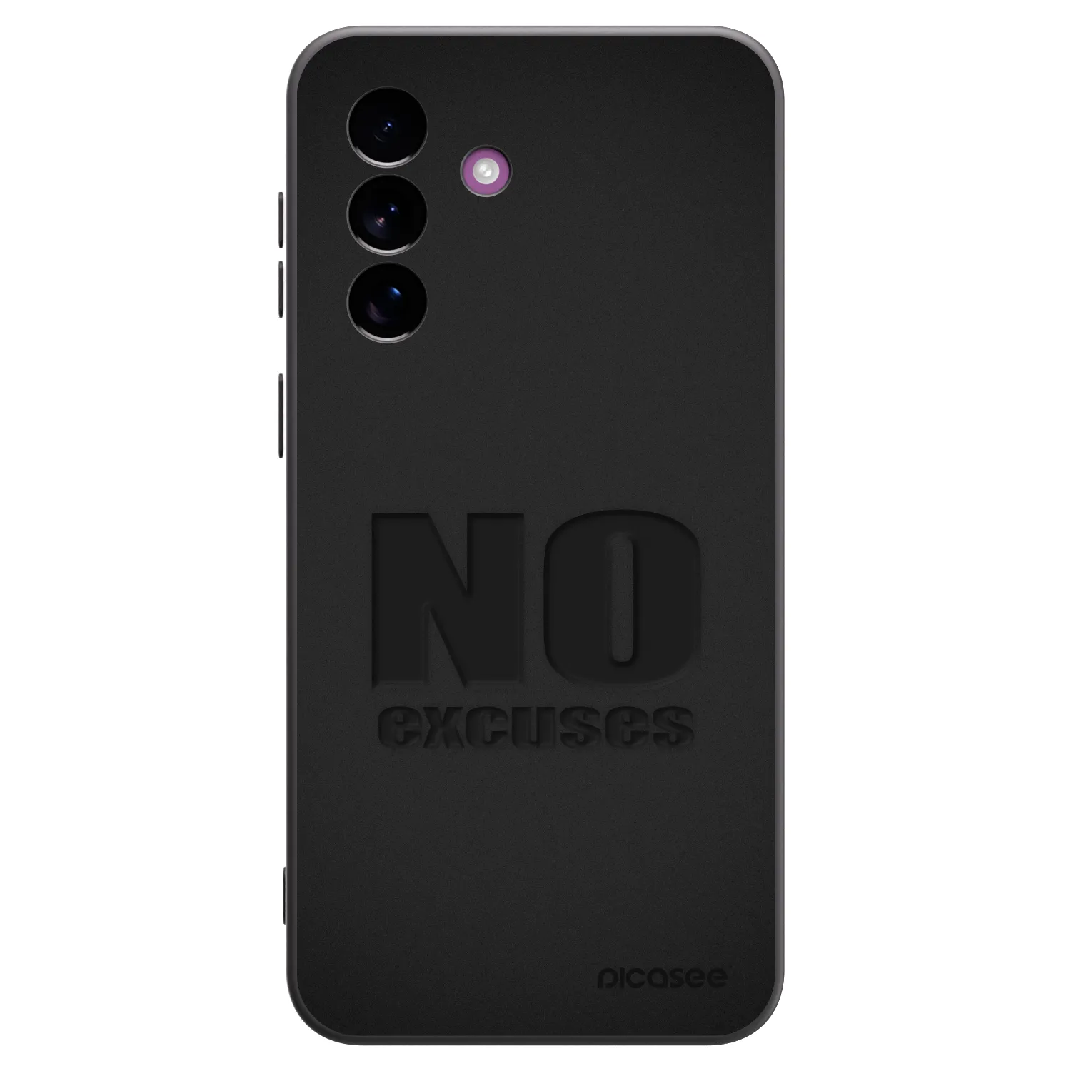 Picasee silikonový černý obal pro Samsung Galaxy A37 - No Excuses