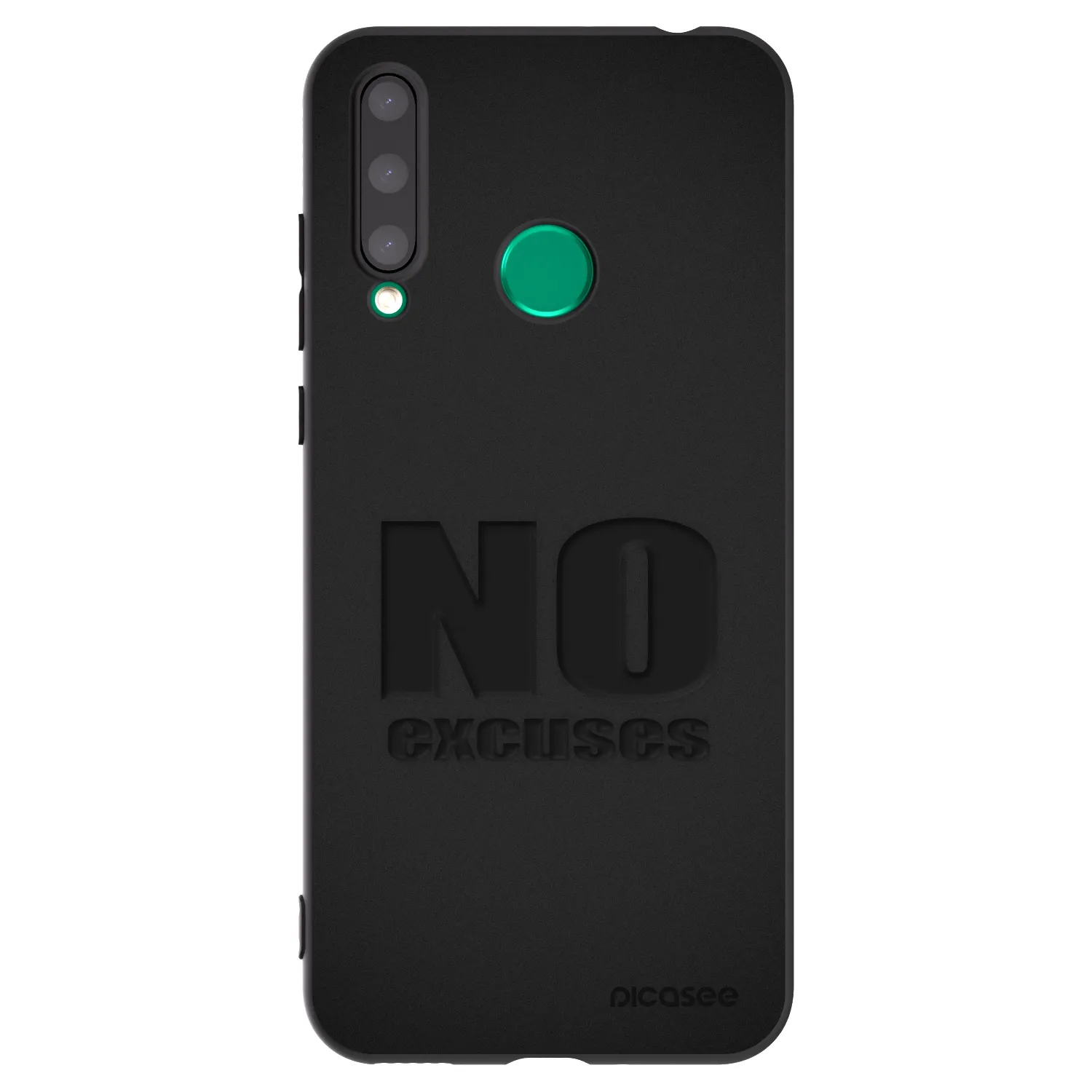 Picasee silikonový černý obal pro Honor 20 Lite - No Excuses