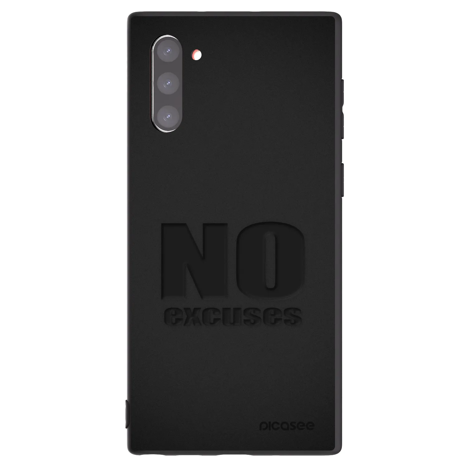 Picasee silikonový černý obal pro Samsung Galaxy Note 10 N970F - No Excuses