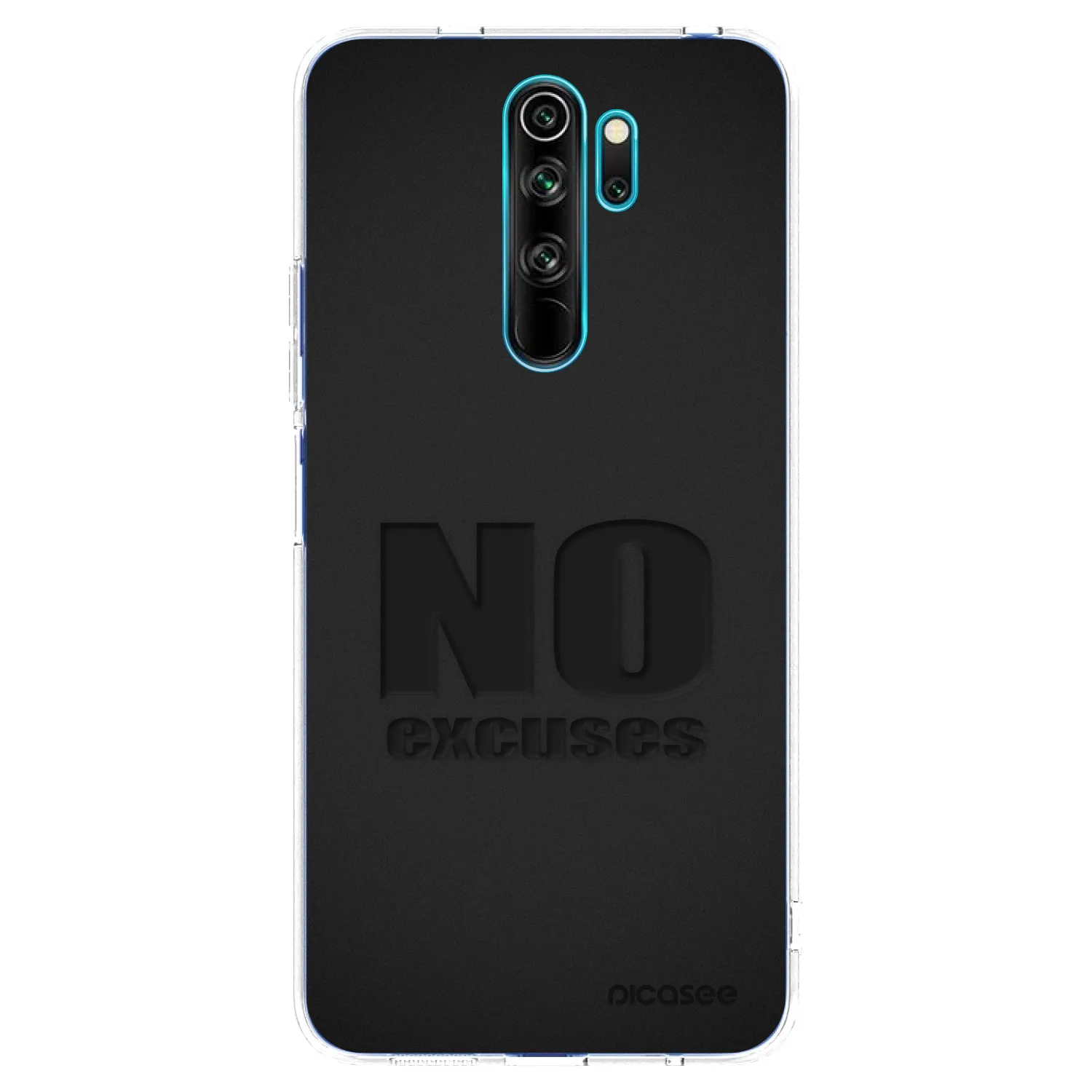 Picasee silikonový průhledný obal pro Xiaomi Redmi Note 8 Pro - No Excuses