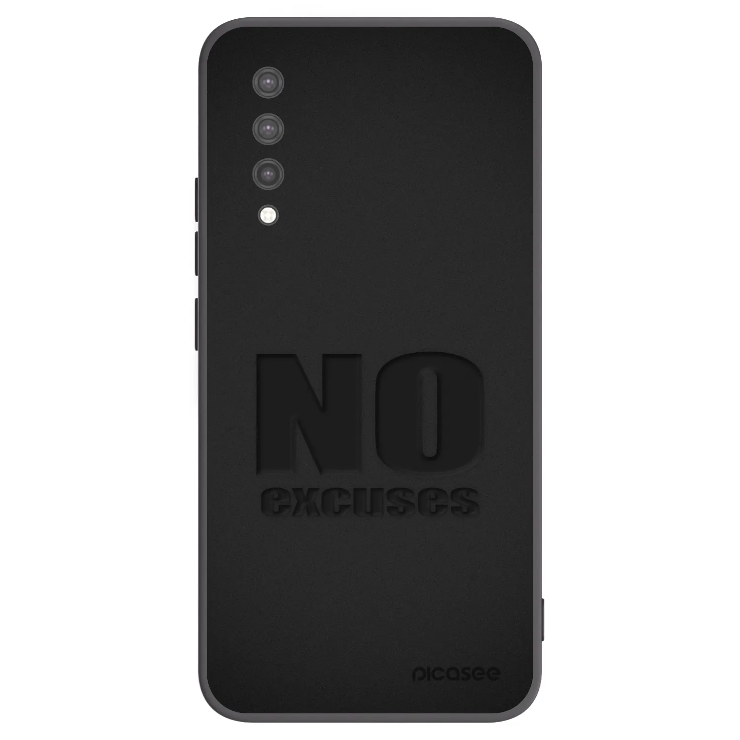 Picasee silikonový černý obal pro Xiaomi Mi 9 Lite - No Excuses