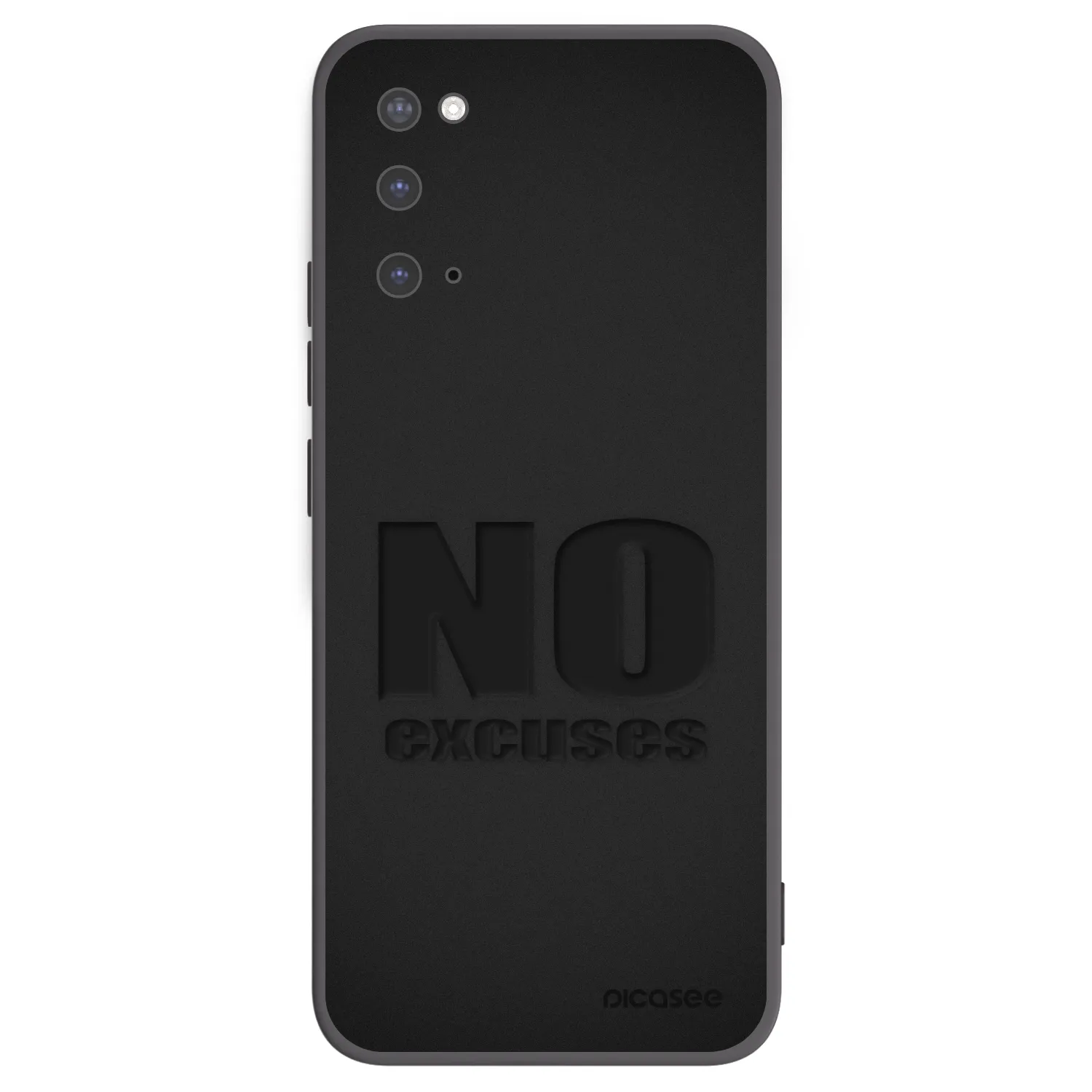 Picasee silikonový černý obal pro Samsung Galaxy S20 G980F - No Excuses