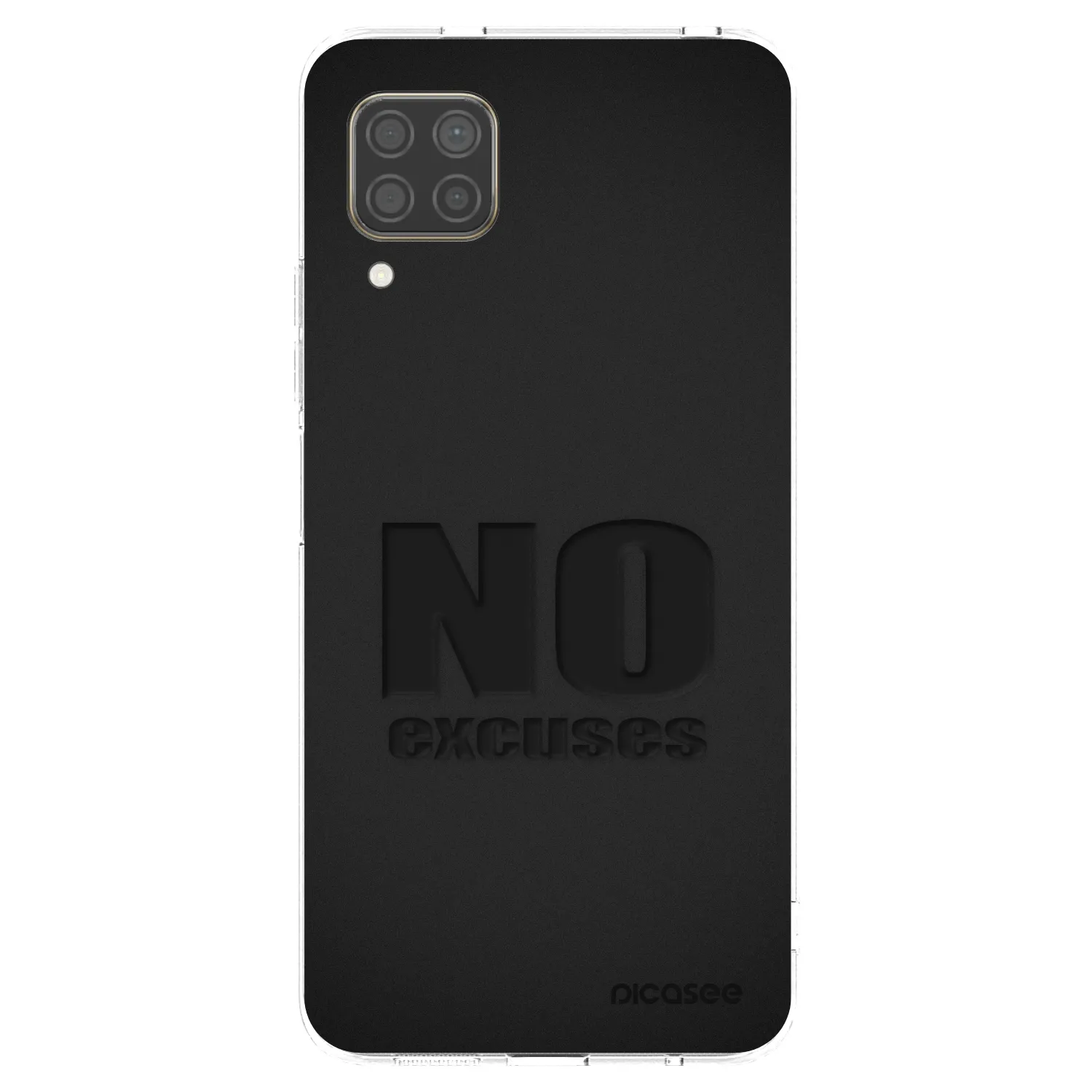 Picasee silikonový průhledný obal pro Huawei P40 Lite - No Excuses