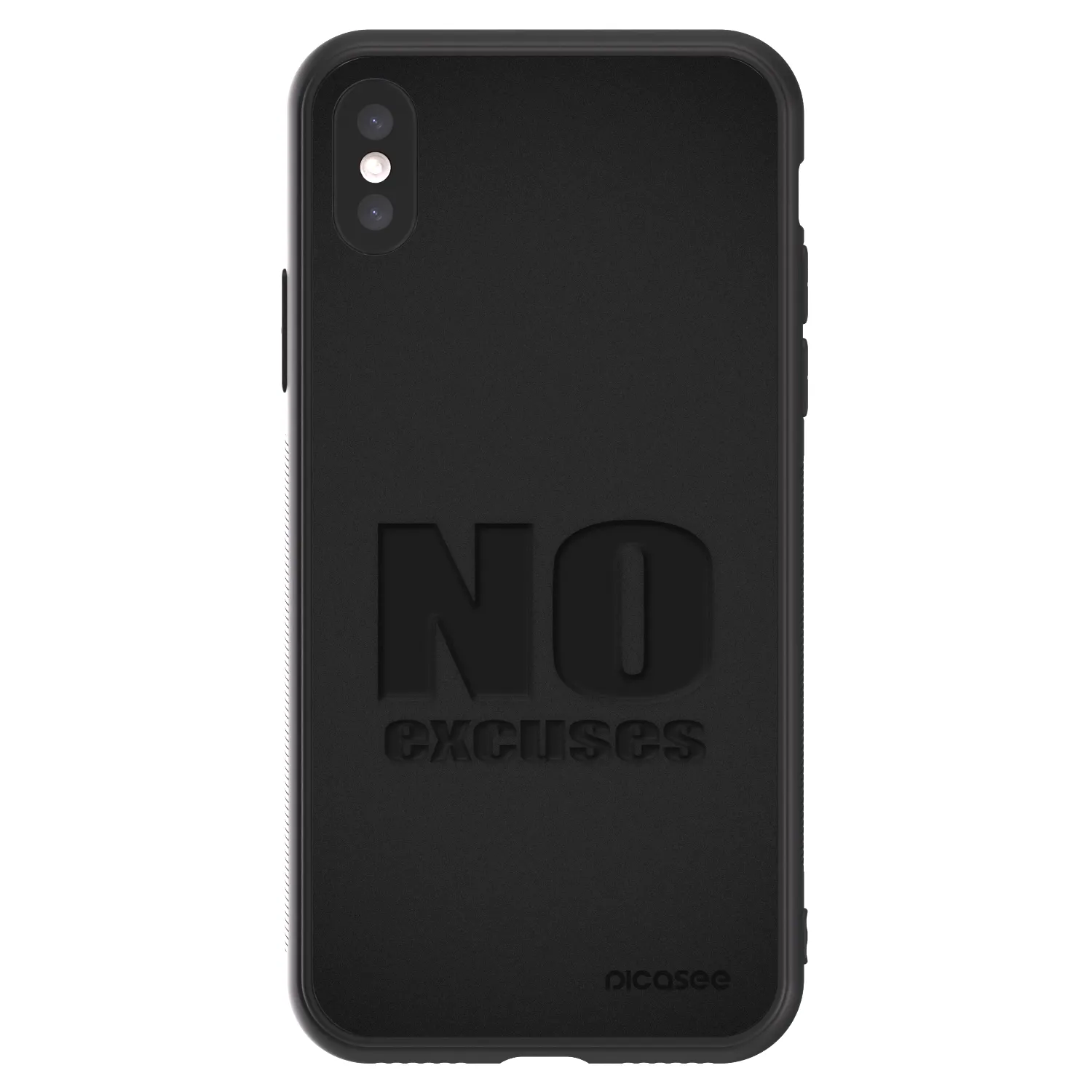 Picasee ULTIMATE CASE pro Apple iPhone X/XS - No Excuses