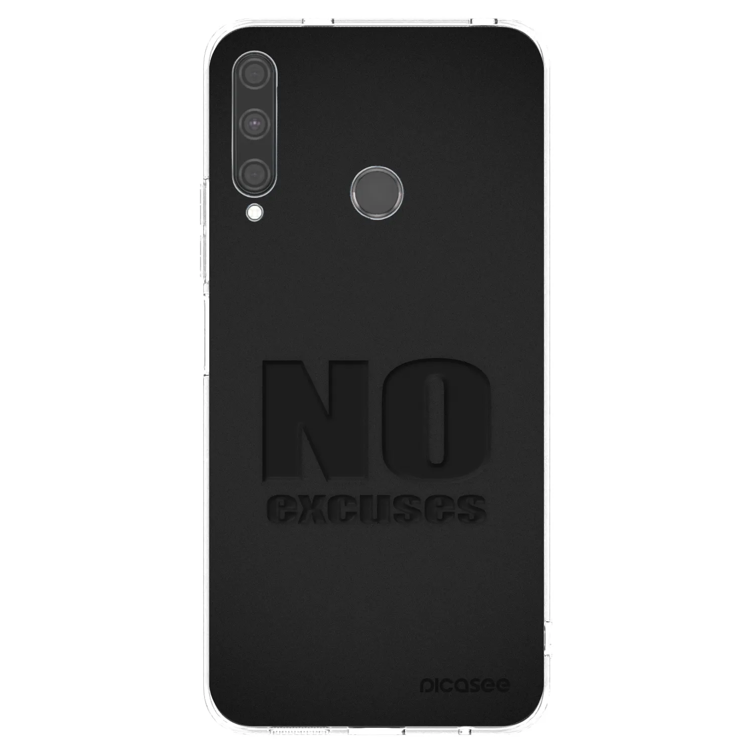 Picasee silikonový průhledný obal pro Huawei P40 Lite E - No Excuses