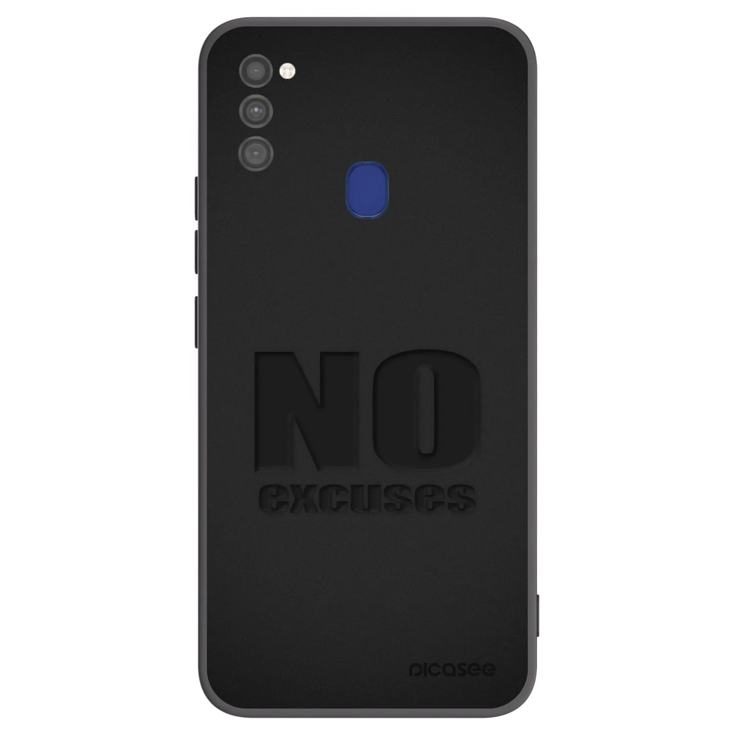 Picasee silikonový černý obal pro Samsung Galaxy M21 M215F - No Excuses