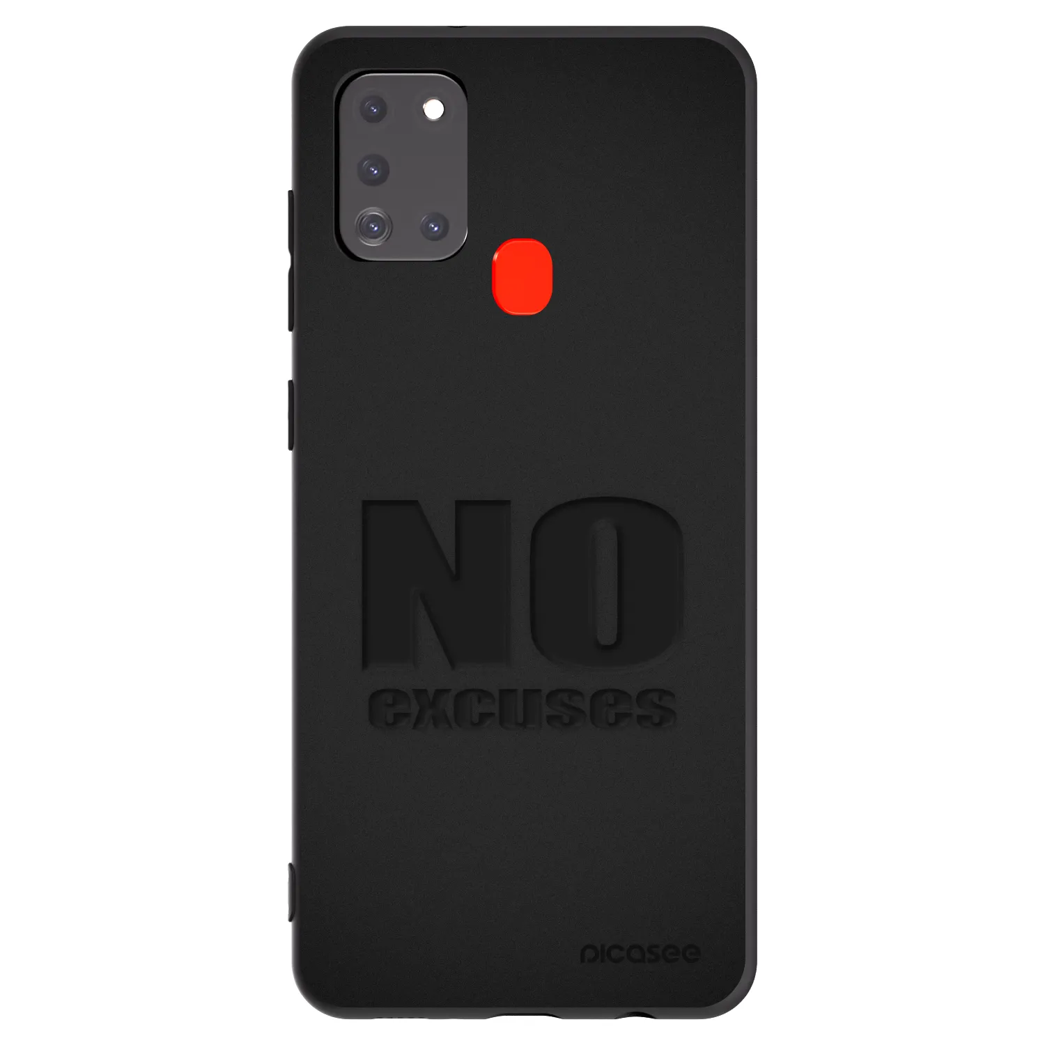 Picasee silikonový černý obal pro Samsung Galaxy A21s - No Excuses