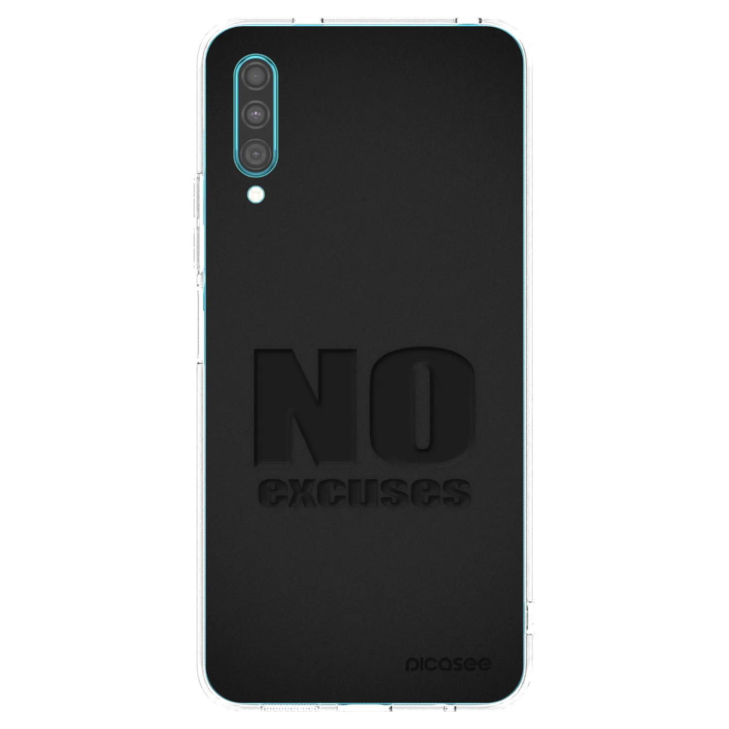 Picasee silikonový průhledný obal pro Samsung Galaxy A30s A307F - No Excuses
