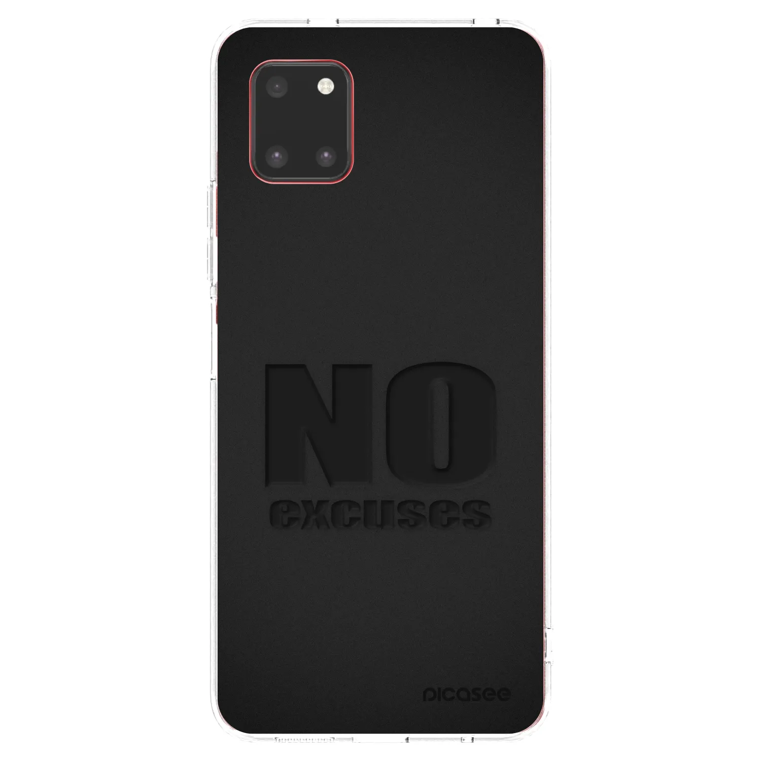 Picasee silikonový průhledný obal pro Samsung Galaxy Note 10 Lite N770F - No Excuses