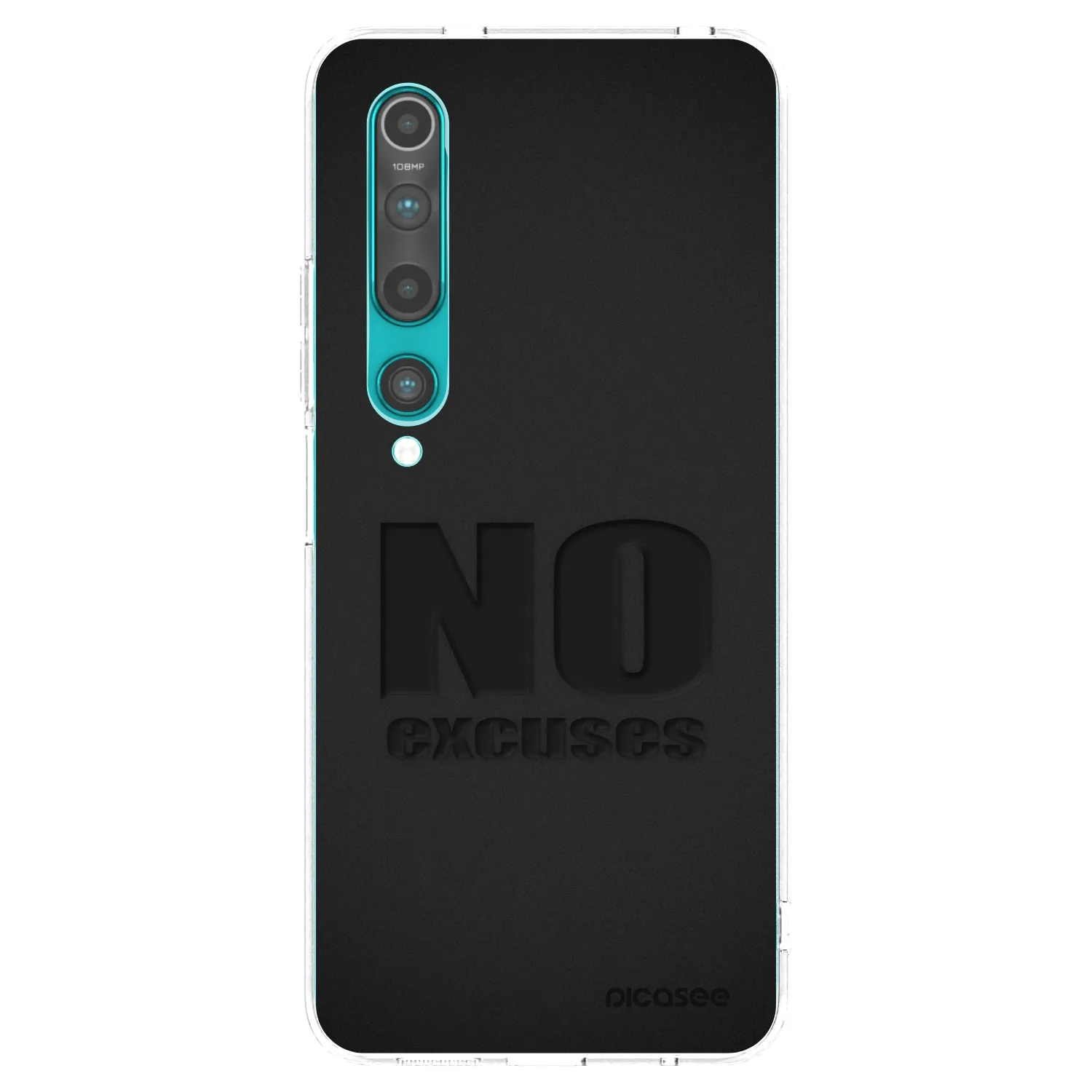 Picasee silikonový průhledný obal pro Xiaomi Mi 10 - No Excuses