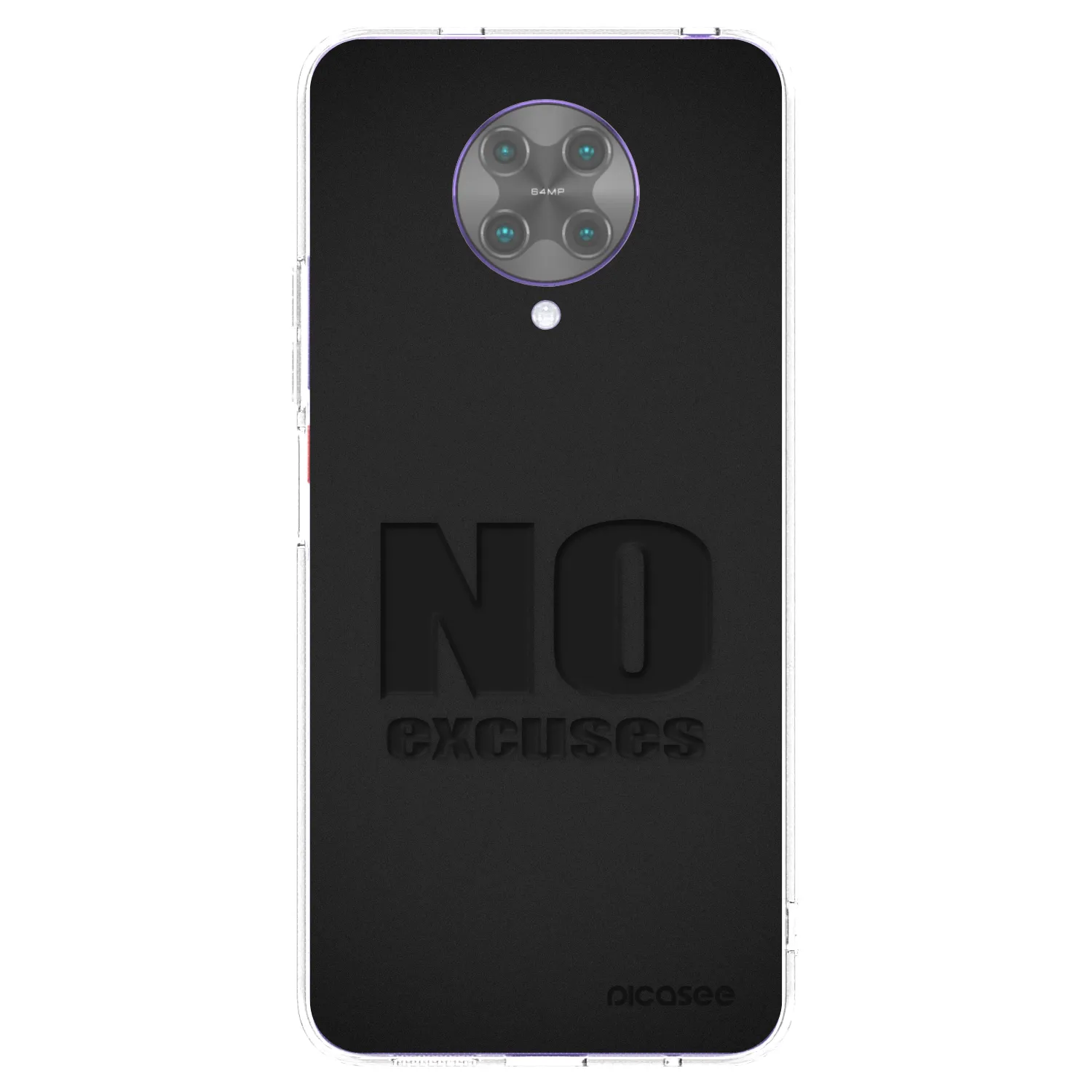 Picasee silikonový průhledný obal pro Xiaomi Poco F2 Pro - No Excuses