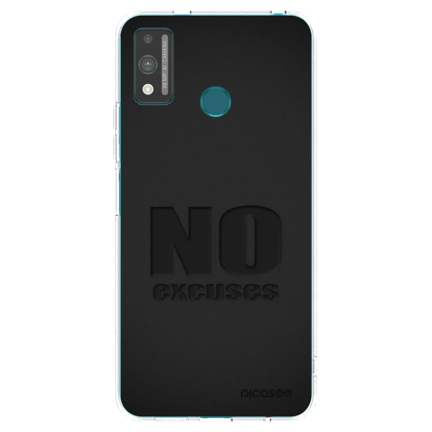 Picasee silikonový průhledný obal pro Honor 9X Lite - No Excuses