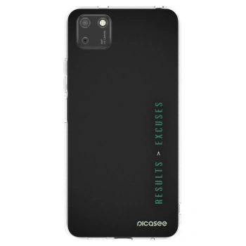 Picasee silikonový průhledný obal pro Huawei Y5P - Results x Excuses