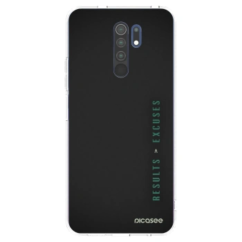Picasee silikonový průhledný obal pro Xiaomi Redmi 9 - Results x Excuses