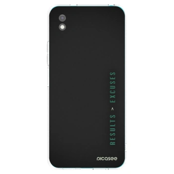 Picasee silikonový černý obal pro Xiaomi Redmi 9A - Results x Excuses