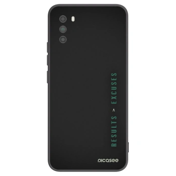 Picasee silikonový černý obal pro Xiaomi Poco M3 - Results x Excuses